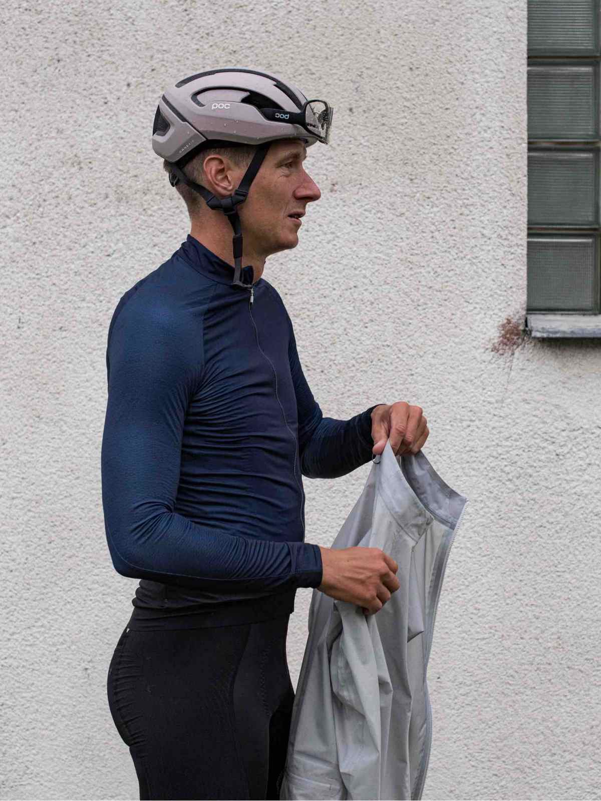 Koszulka rowerowa POC M'S ESSENTIAL ROAD LS - Turmaline Navy - Image 2