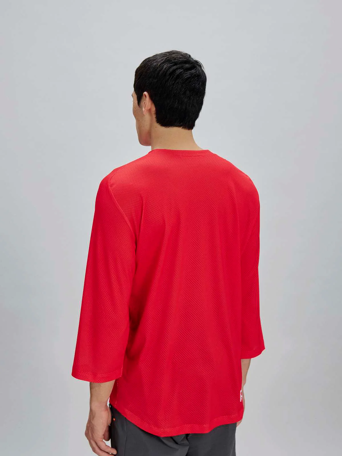 Koszulka rowerowa POC M's Motion Air 3/4 Jersey - Pris. Red - Image 3