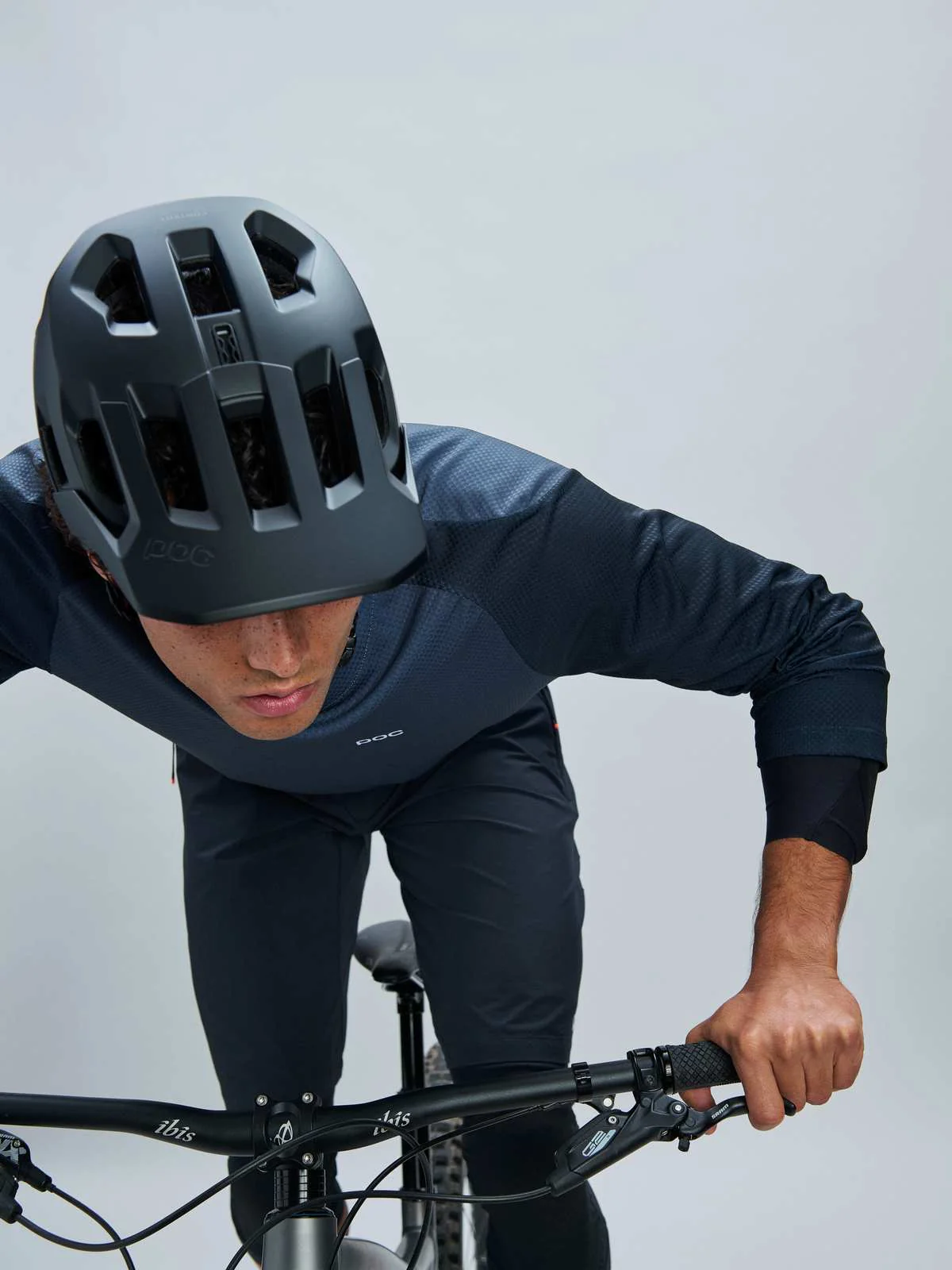 Koszulka rowerowa POC M's Motion Air 3/4 Jersey - Apat. Navy - Image 3