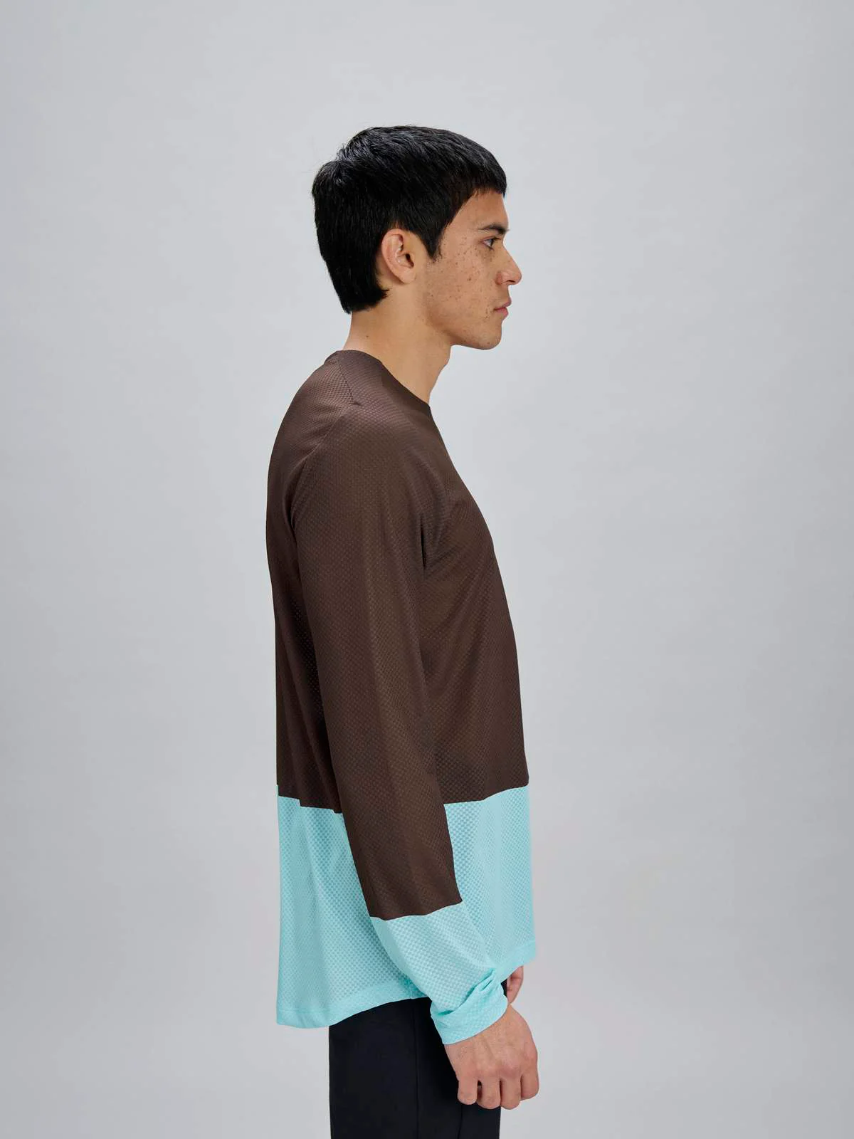 Koszulka rowerowa POC M's Motion Air L/S Jersey - Bron. Brown/Lazurite Blue - Image 4