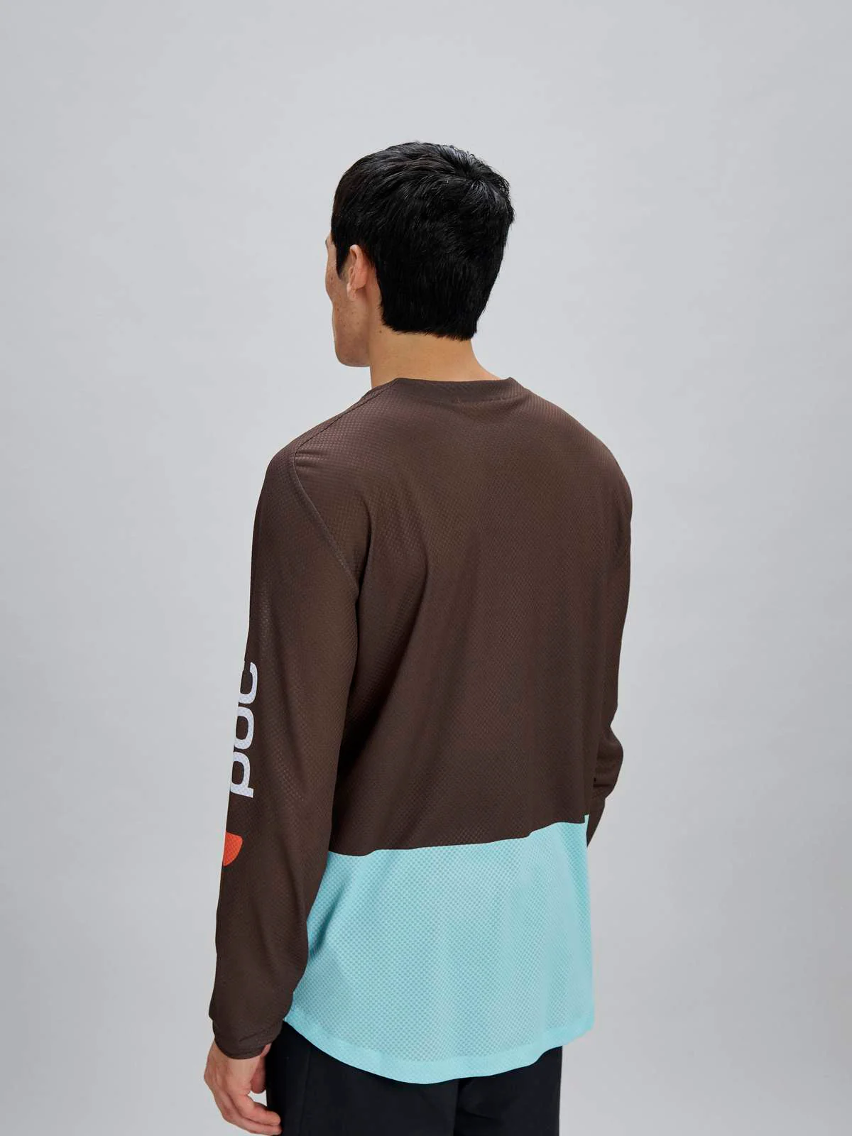 Koszulka rowerowa POC M's Motion Air L/S Jersey - Bron. Brown/Lazurite Blue - Image 5
