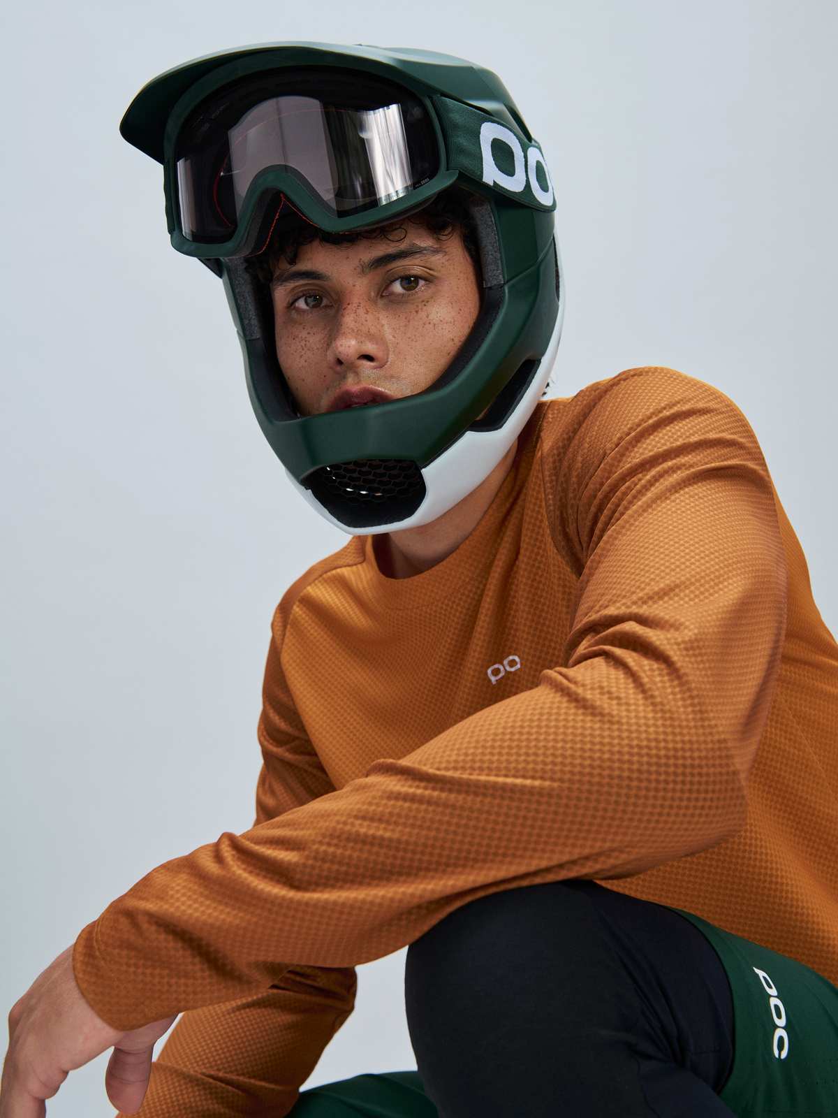 Koszulka rowerowa POC M's Motion Air L/S Jersey brązowy - Image 3