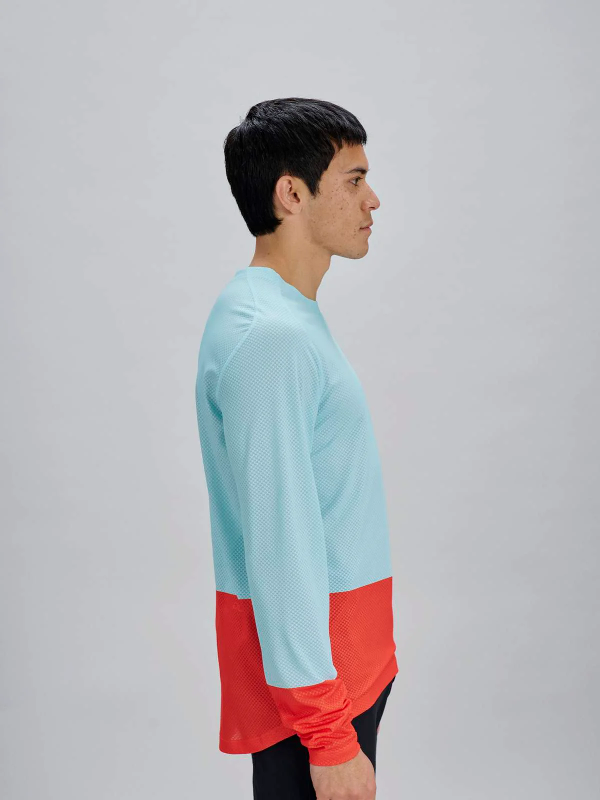 Koszulka rowerowa POC M's Motion Air L/S Jersey - Lazurite Blue/Carnelian Orange - Image 5