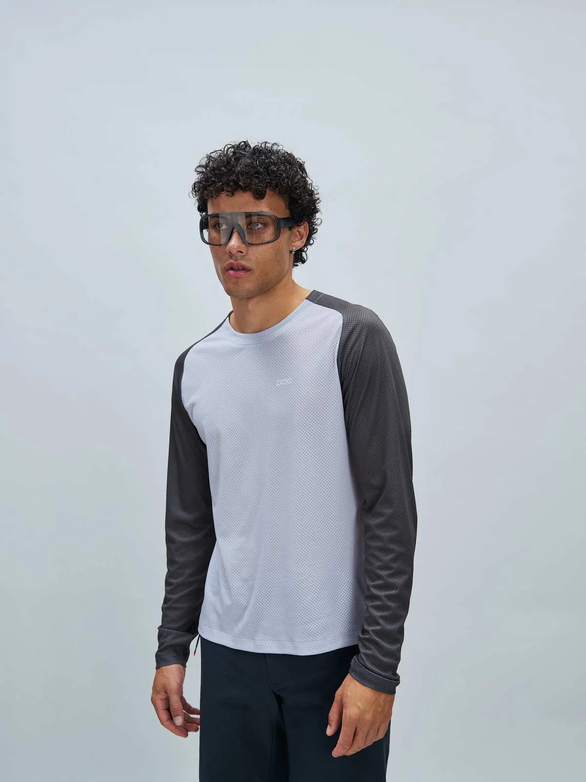 Koszulka rowerowa POC M's Motion Air L/S Jersey - Granite Grey - Image 2