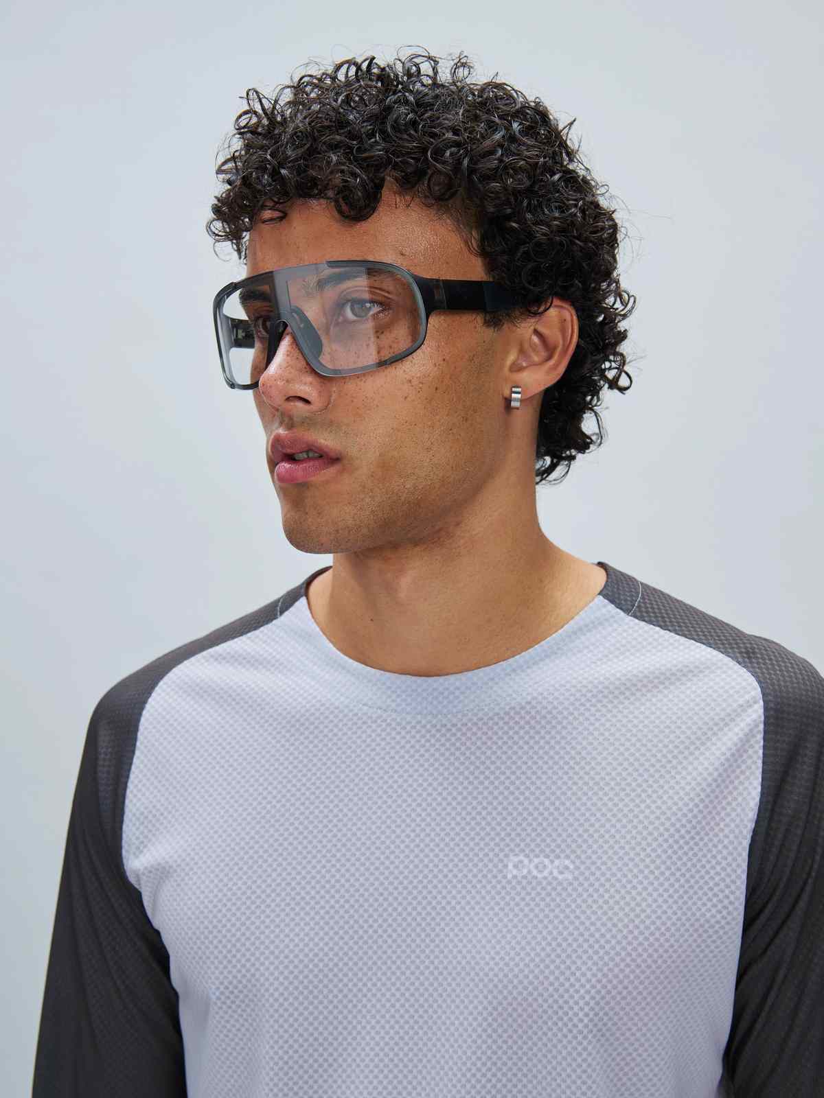 Koszulka rowerowa POC M's Motion Air L/S Jersey - Granite Grey - Image 3