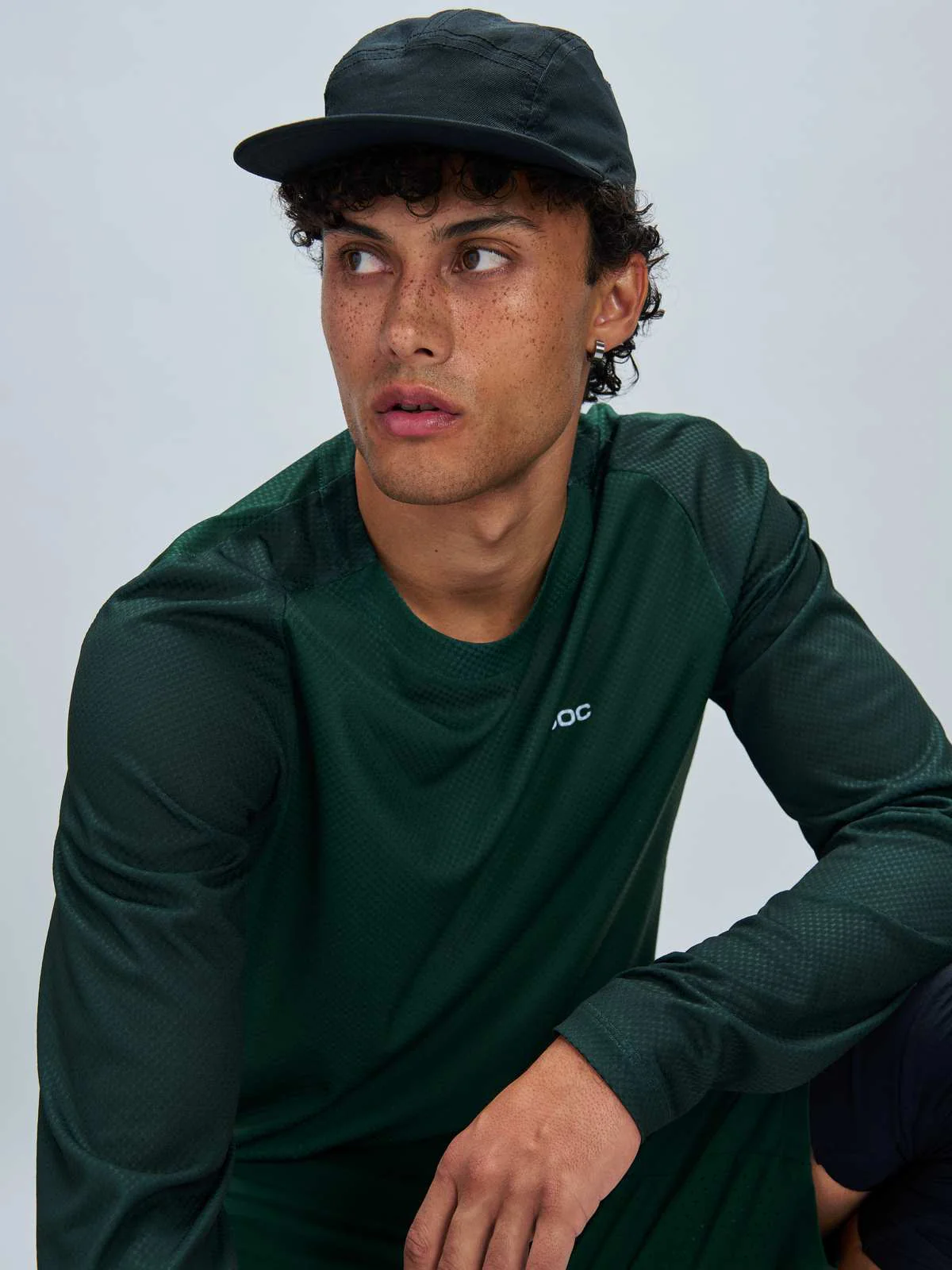 Koszulka rowerowa POC M's Motion Air L/S Jersey - Parg. Green - Image 3