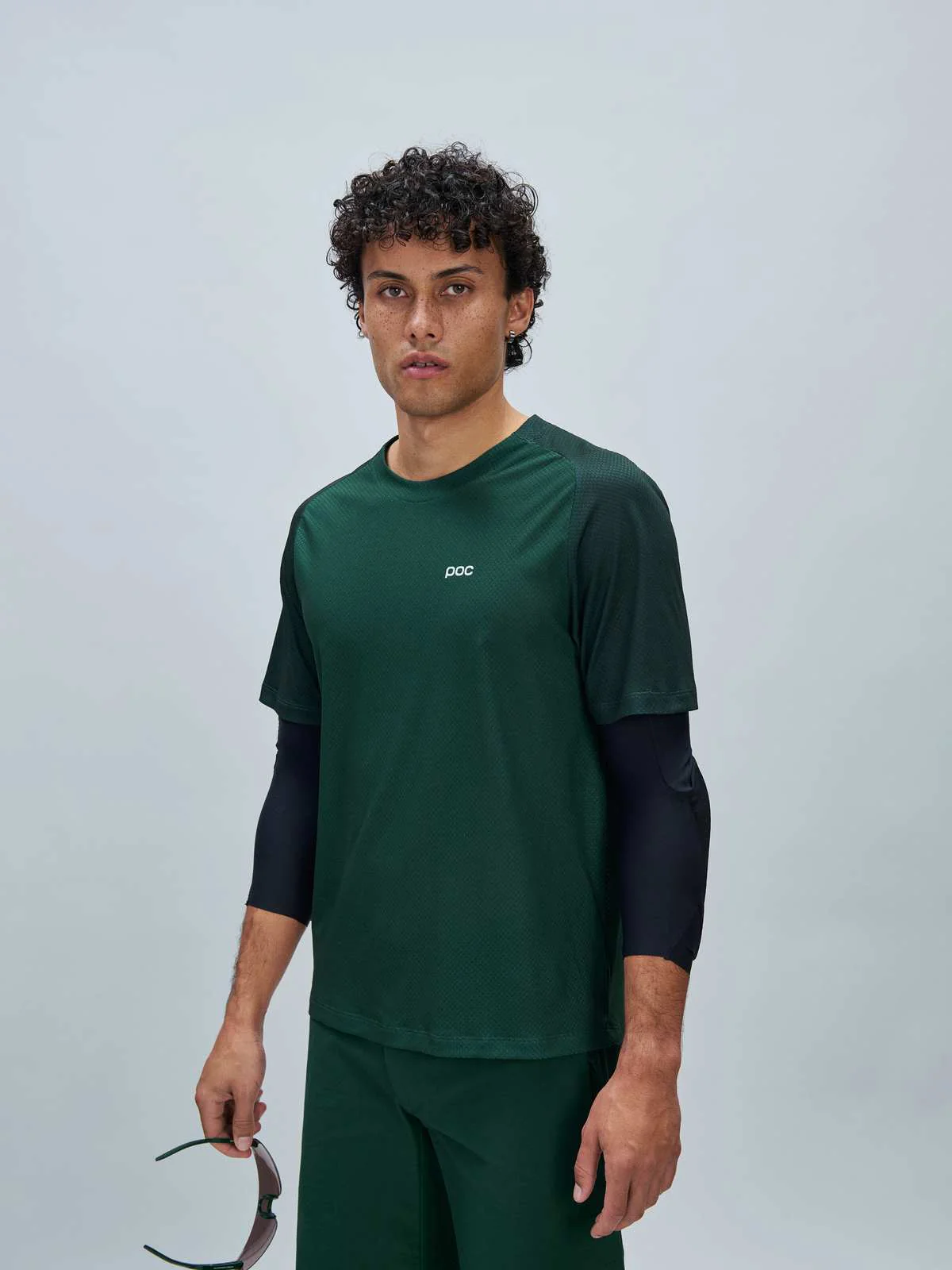 Koszulka rowerowa POC M's Motion Air S/S Jersey - Parg. Green - Image 2