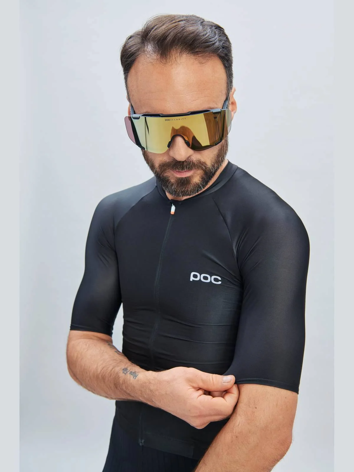 Koszulka rowerowa POC M's PRISTINE Jersey - Ur. Black - Image 3