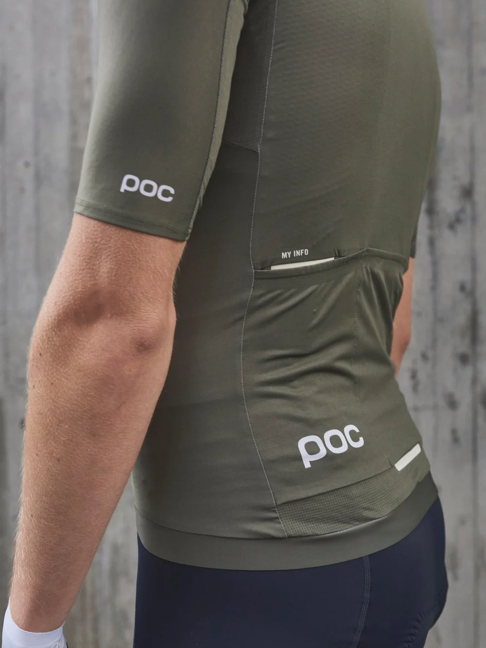 Koszulka rowerowa POC M's PRISTINE Jersey - Epid. Green - Image 4