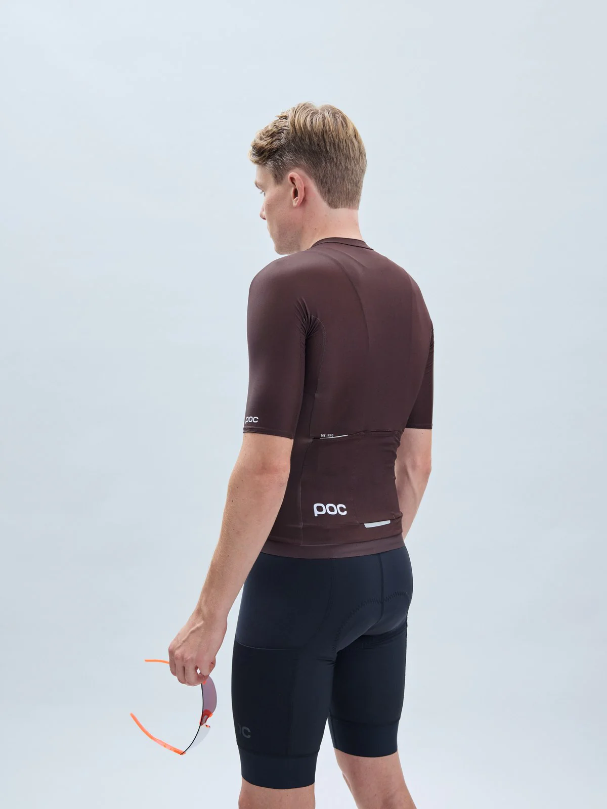 Koszulka rowerowa POC M's Pristine Jersey - Axinite Brown - Image 3