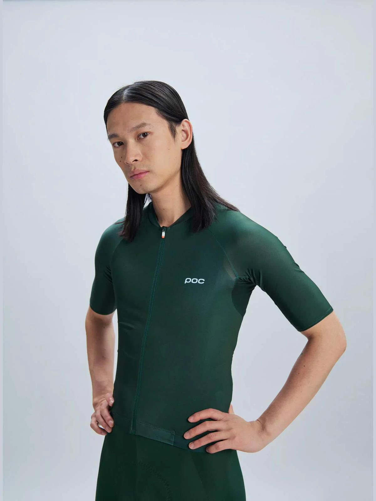 Koszulka rowerowa POC M's Pristine Jersey - Parg. Green - Image 2