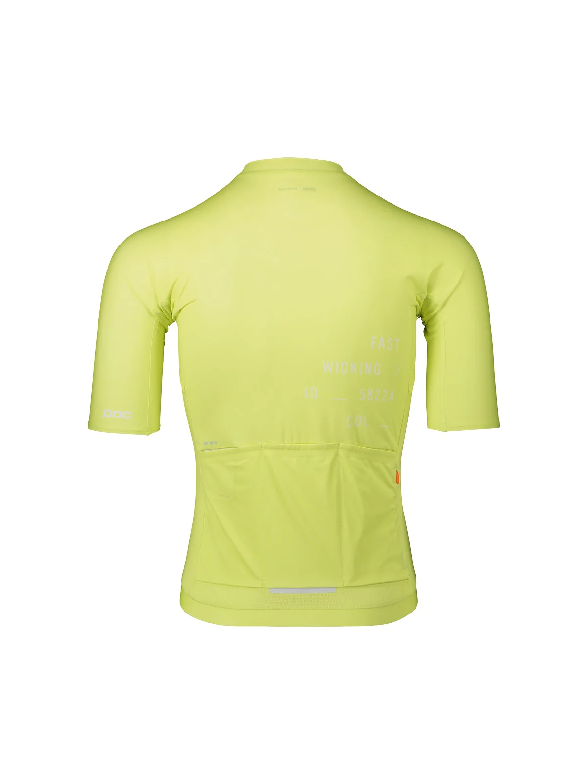 Koszulka rowerowa POC M's PRISTINE Print Jersey - Lemon Calcite - Image 2