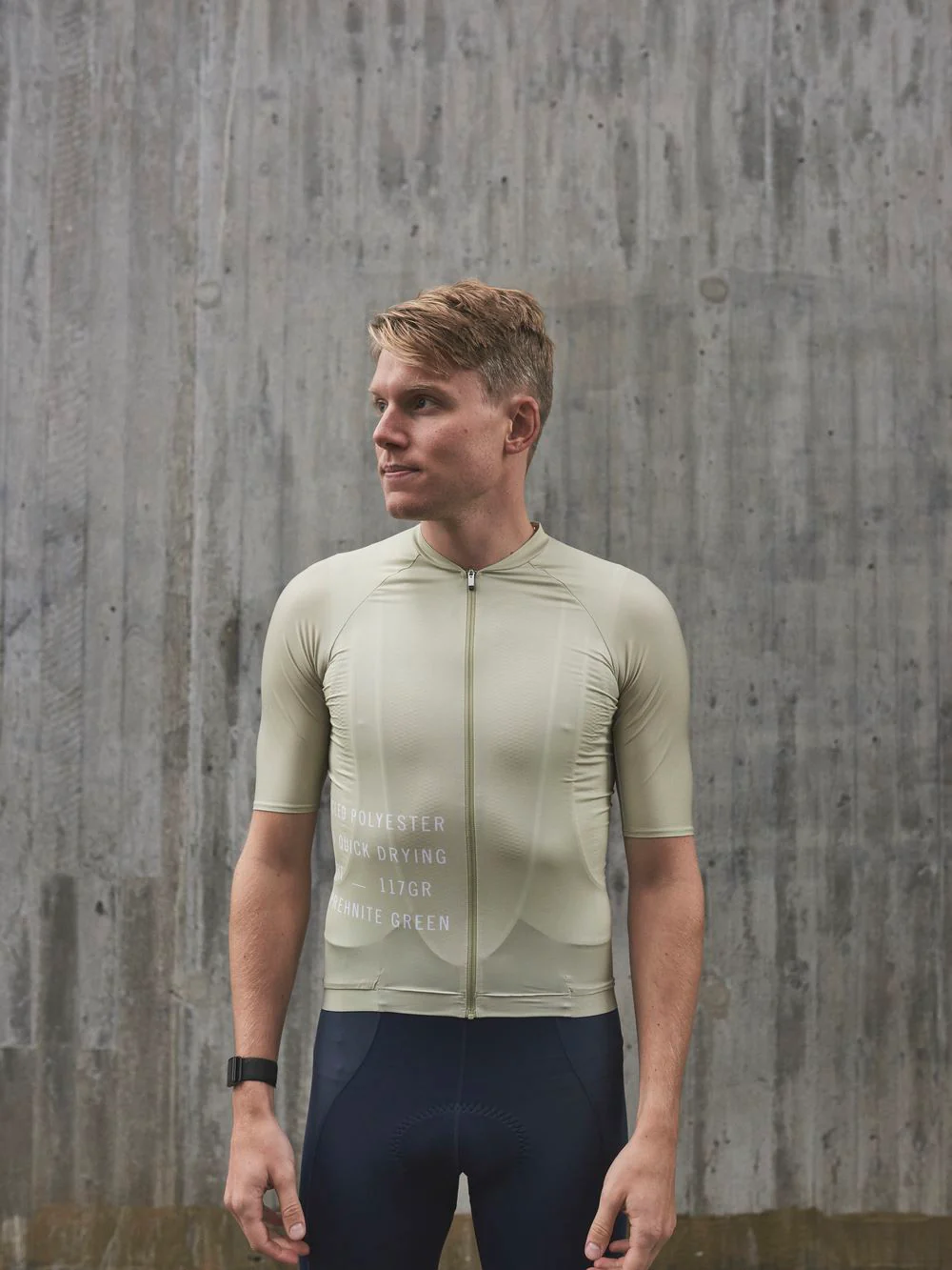 Koszulka rowerowa POC M's PRISTINE Print Jersey - Prehnite Green - Image 2
