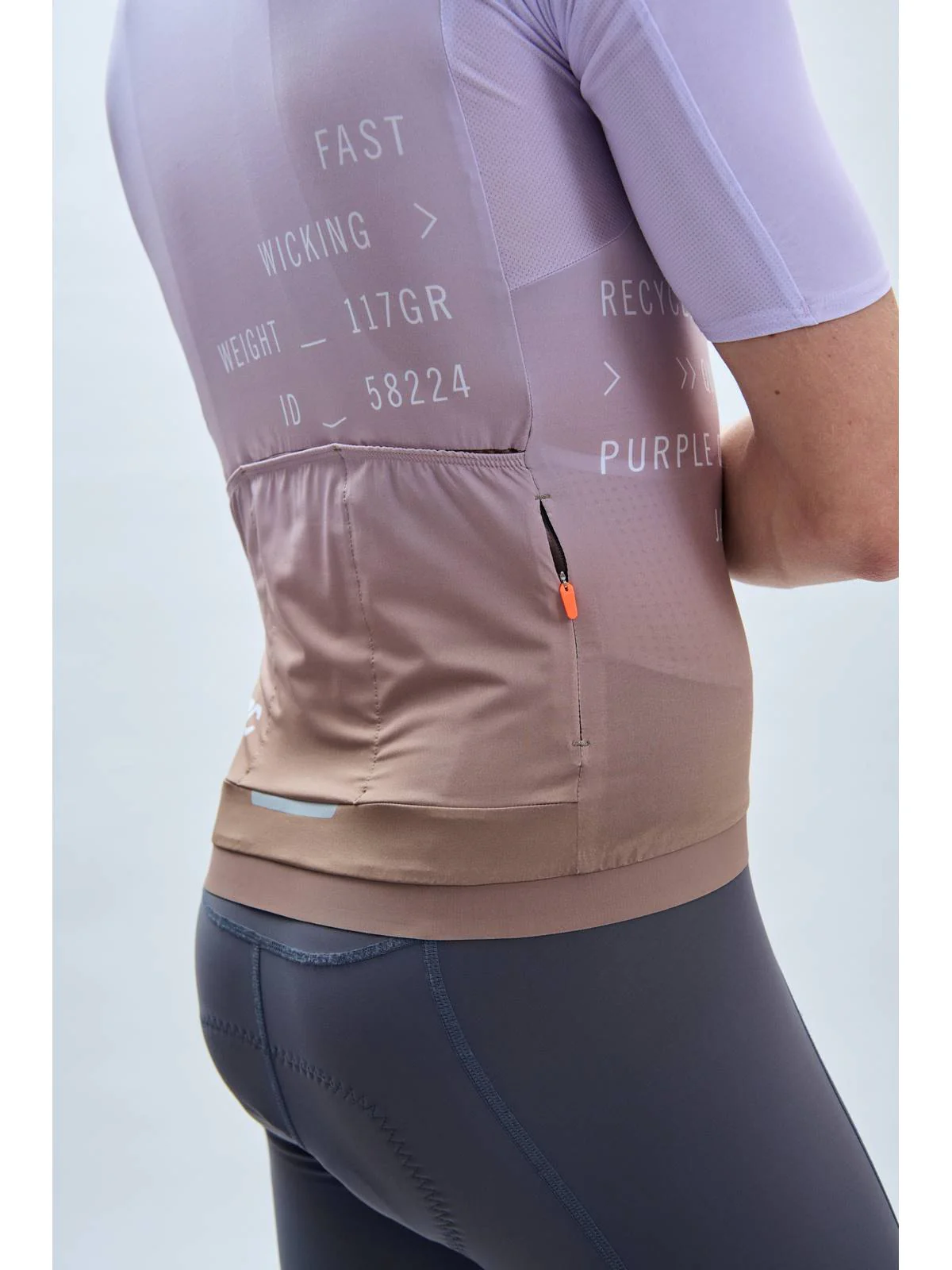 Koszulka rowerowa POC M's Pristine Print Jersey - Gradient Jasper Brown/Purple Quartz - Image 4
