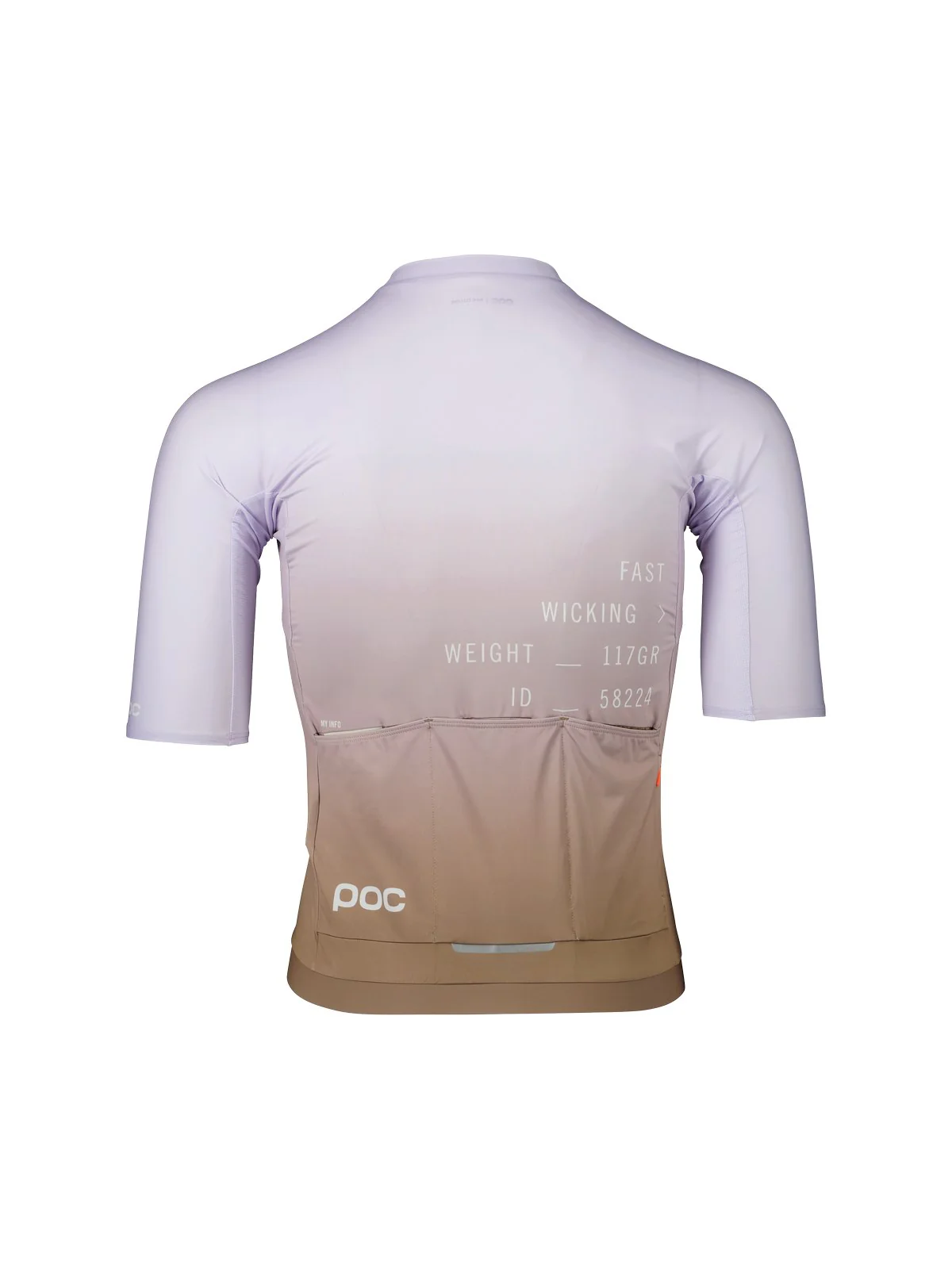 Koszulka rowerowa POC M's Pristine Print Jersey - Gradient Jasper Brown/Purple Quartz - Image 5
