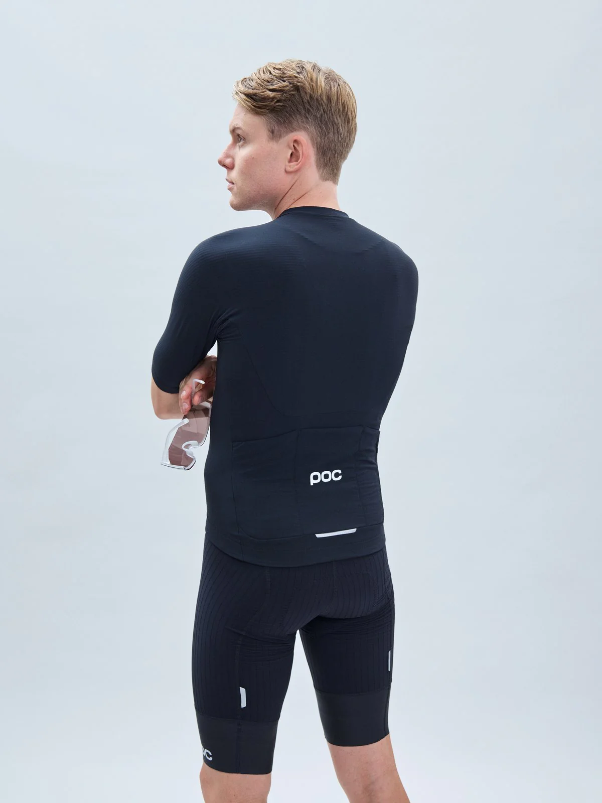Koszulka rowerowa POC M's Raceday Jersey - Ur. Black - Image 3