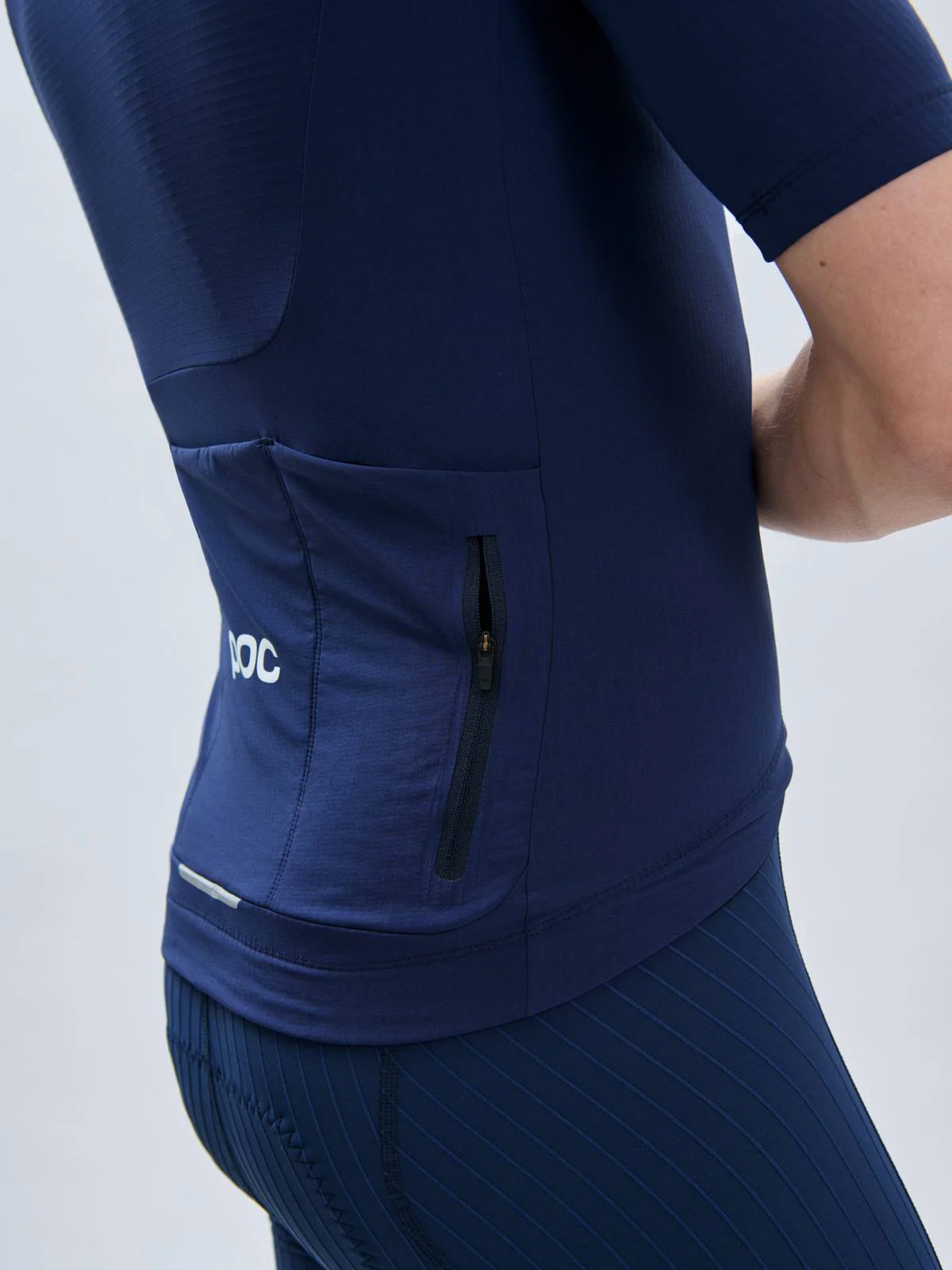 Koszulka rowerowa POC M's Raceday Jersey - Turmaline Navy - Image 4