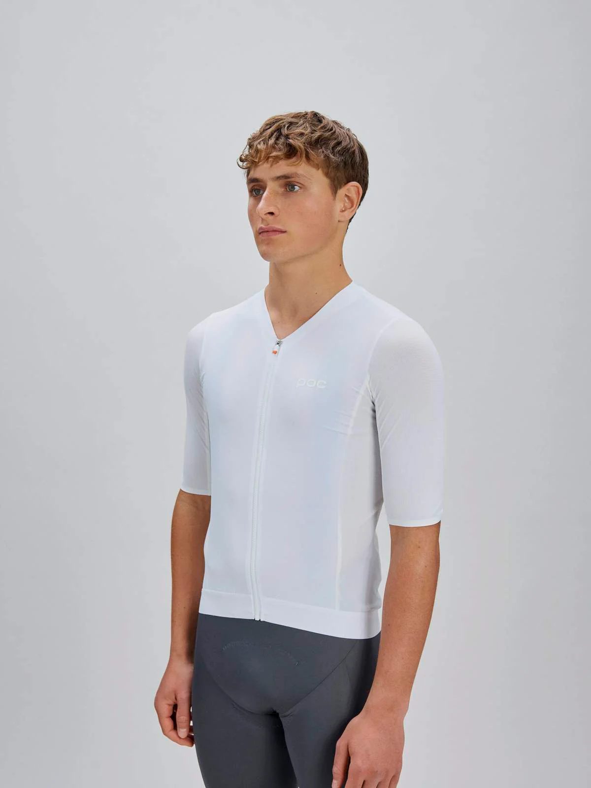 Koszulka rowerowa POC M's Raceday S/S Jersey - Hyd. White - Image 2