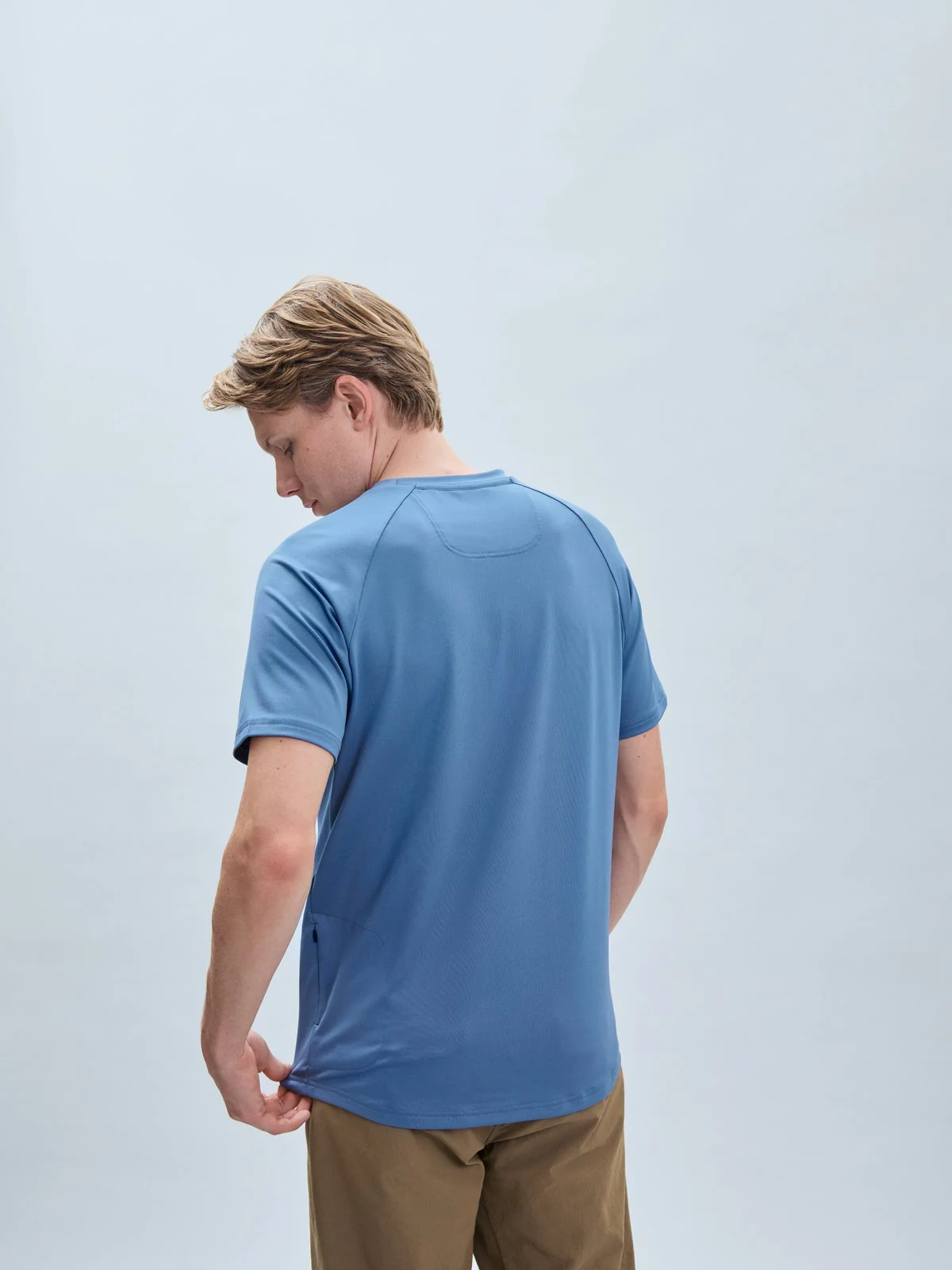 Koszulka rowerowa POC M's Reform Enduro Tee blue - Calcite Blue - Image 3