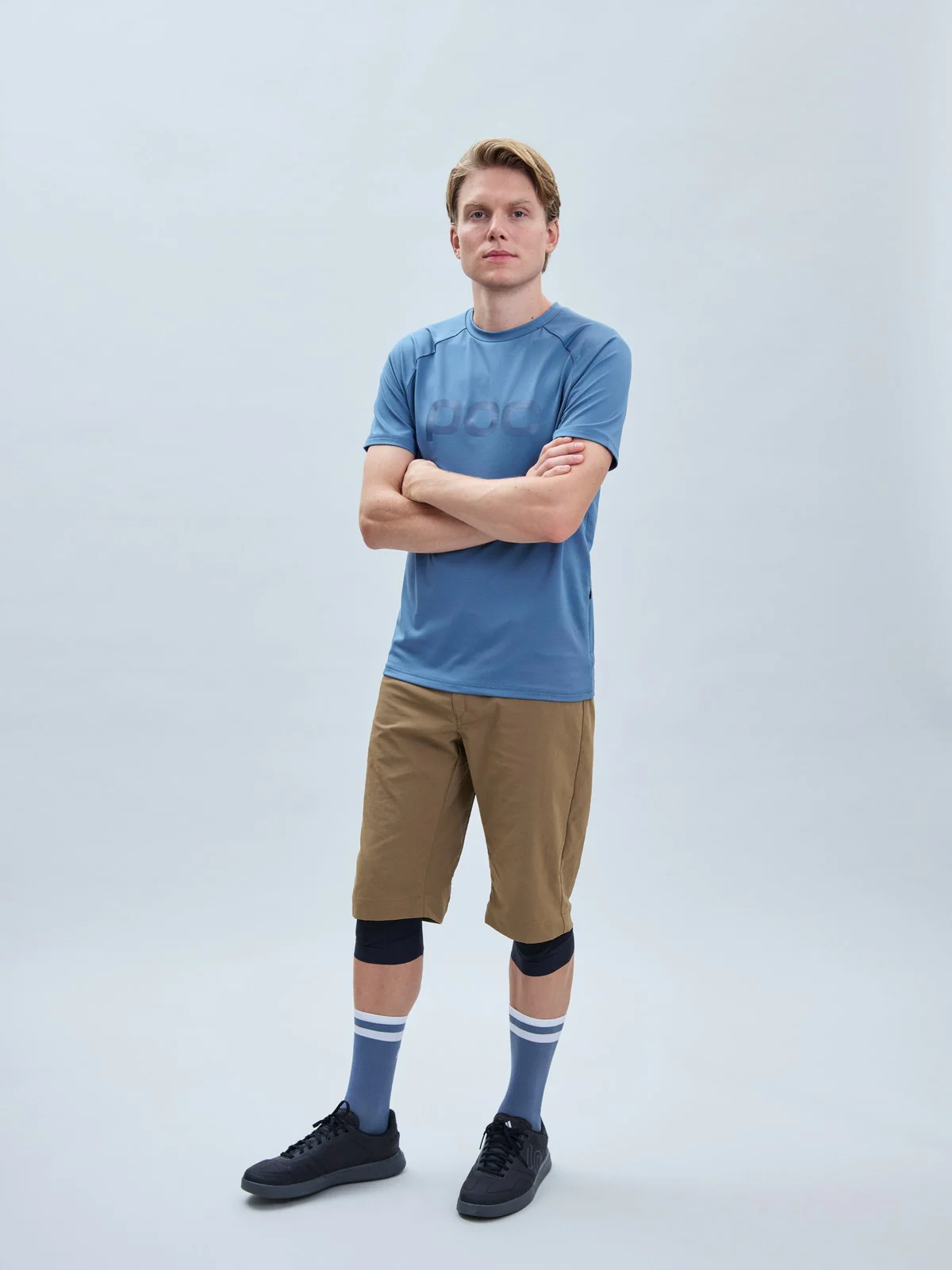 Koszulka rowerowa POC M's Reform Enduro Tee blue - Calcite Blue - Image 5