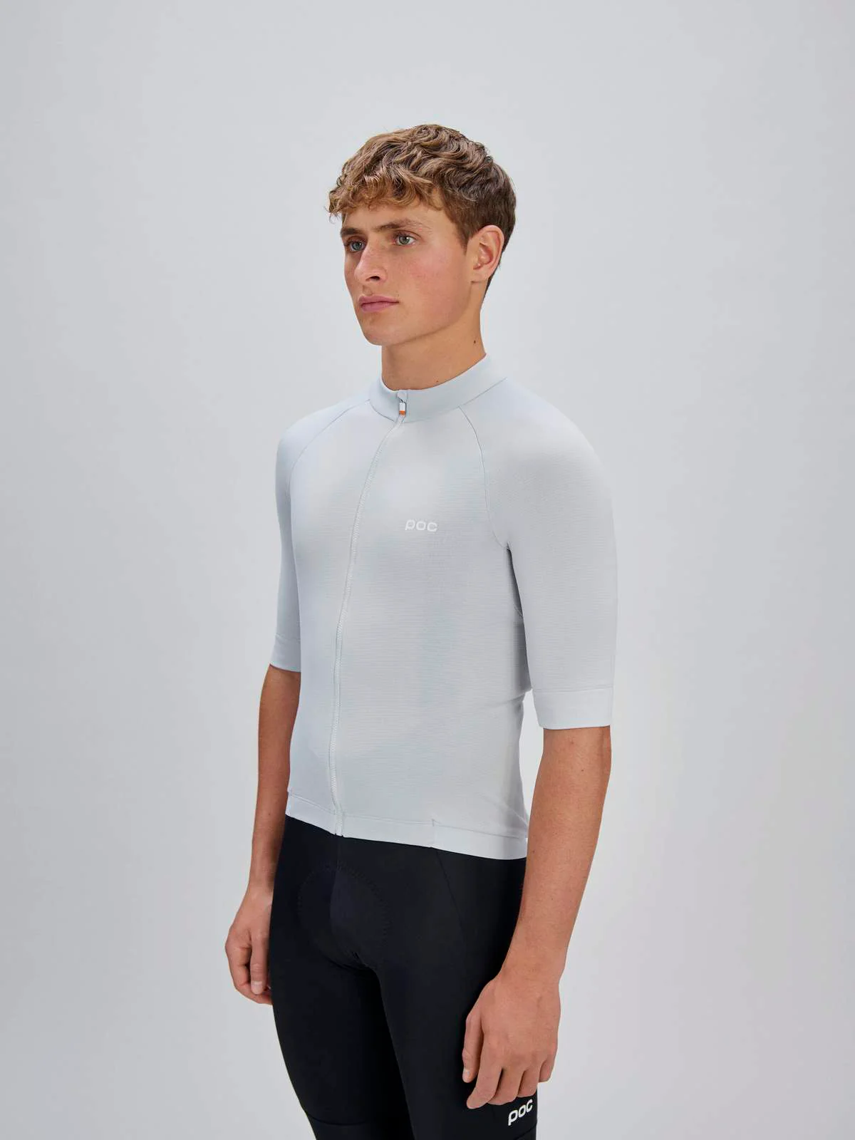 Koszulka rowerowa POC M's Thermal Lite Jersey - Granite Grey - Image 2