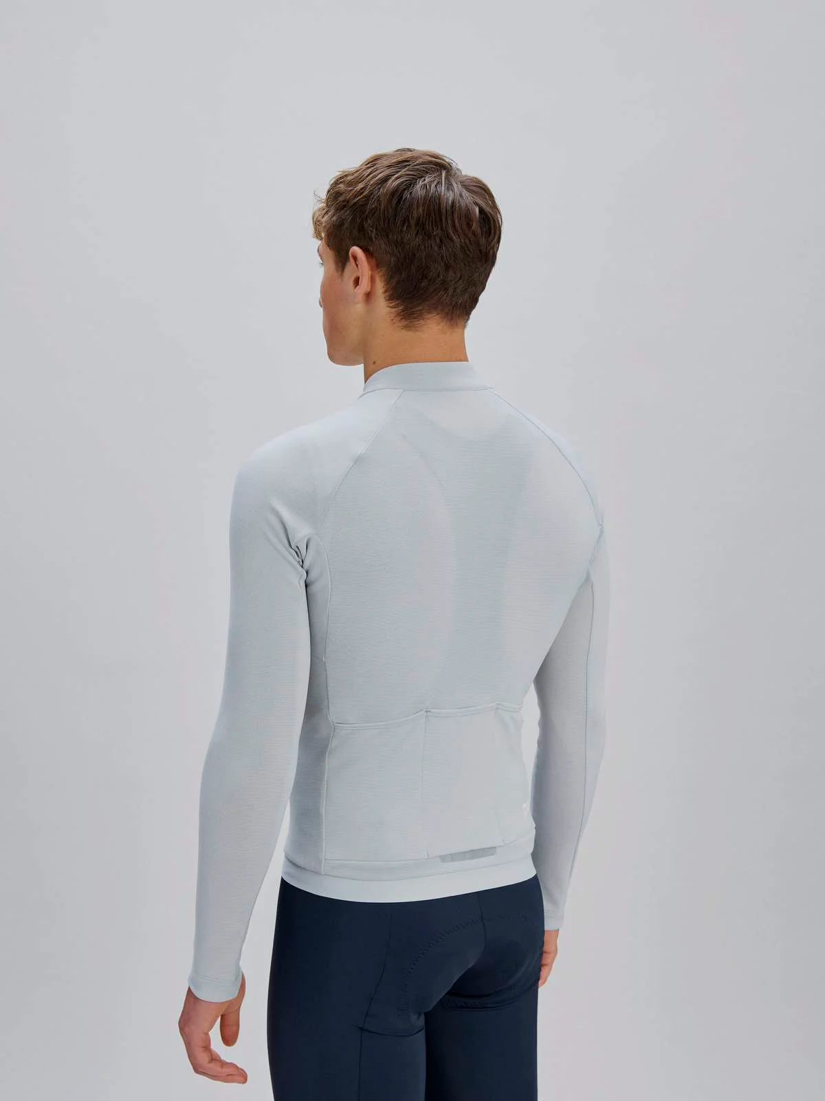 Koszulka rowerowa POC M's Thermal Lite LS Jersey - Granite Grey - Image 3