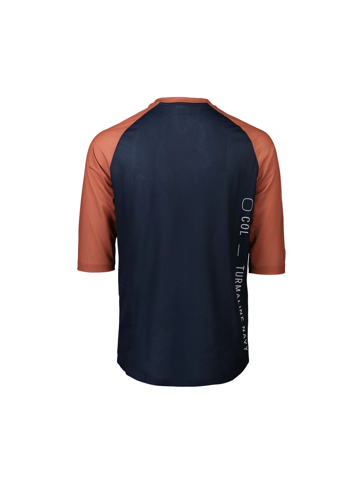 Koszulka rowerowa POC MTB Pure 3/4 Jersey - Turmaline Navy/Himalayan Salt - Image 3