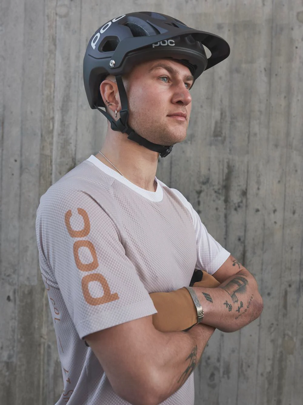 Koszulka rowerowa POC MTB PURE - Light Sand. Beige - Image 3