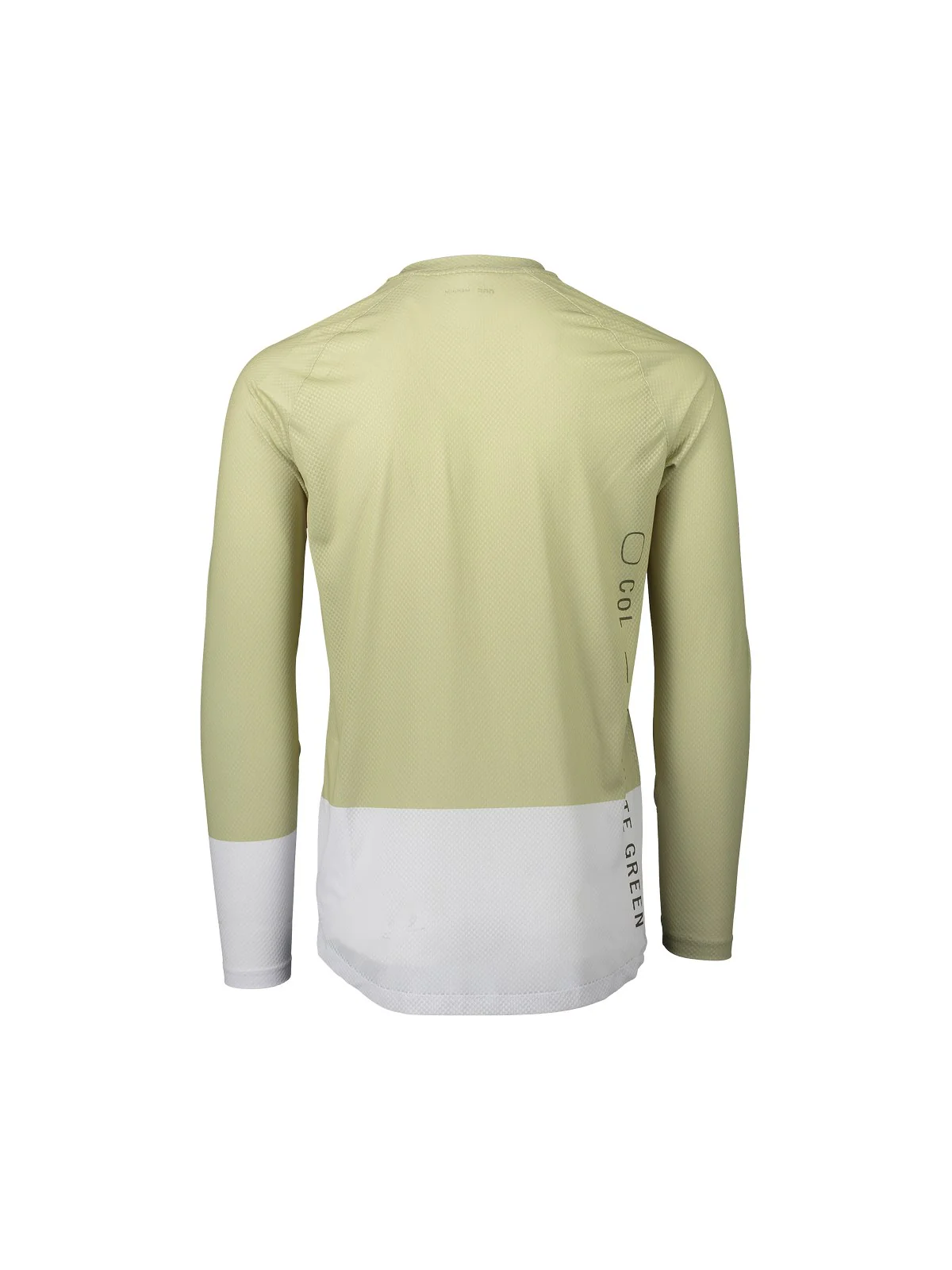 Koszulka rowerowa POC MTB PURE LS - Prehnite Green/Hydr. White - Image 6