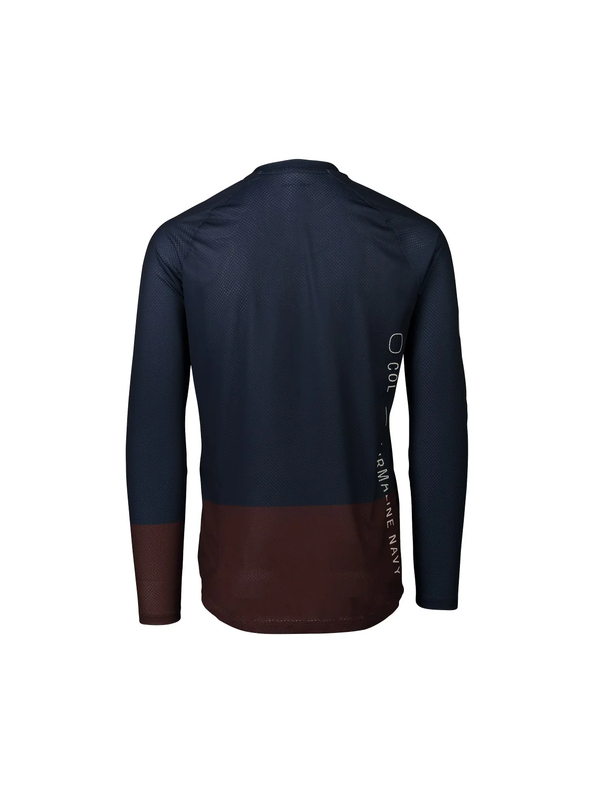Koszulka rowerowa POC MTB PURE LS - Turmaline Navy/Axinite Brown - Image 4