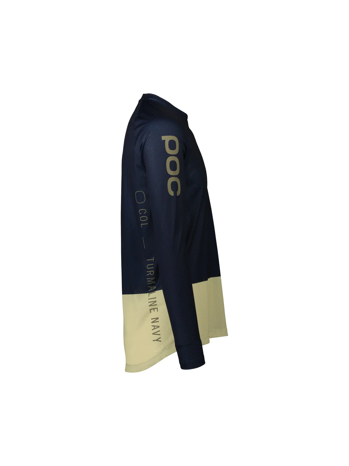 Koszulka rowerowa POC MTB Pure LS Jersey - Turmaline Navy/Prehnite Green - Image 2