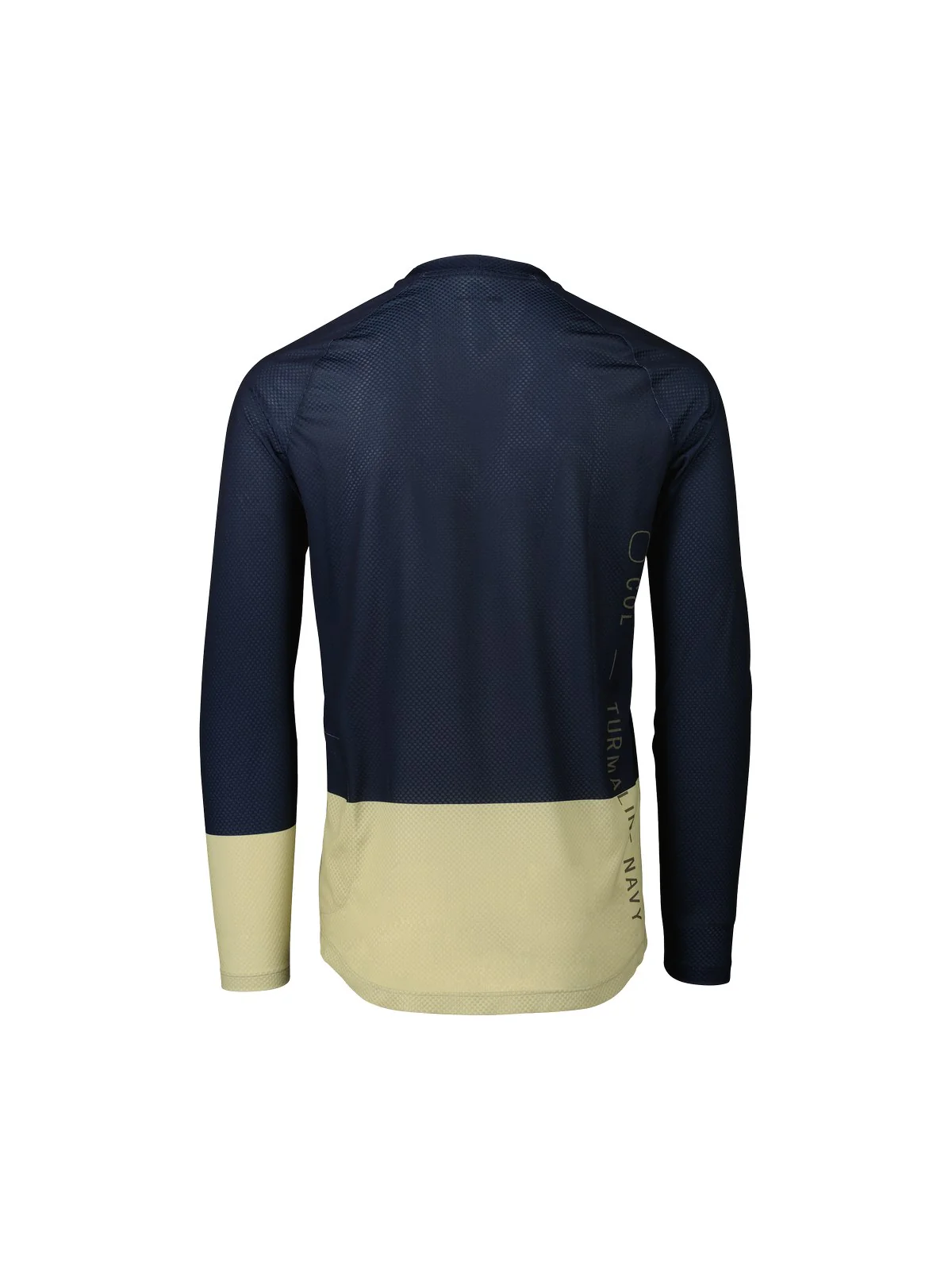 Koszulka rowerowa POC MTB Pure LS Jersey - Turmaline Navy/Prehnite Green - Image 3