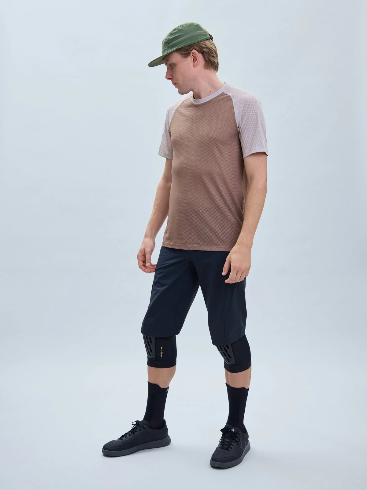 Koszulka rowerowa POC MTB Pure Tee - Jasper Brown/Lt Sandstone Beige - Image 2