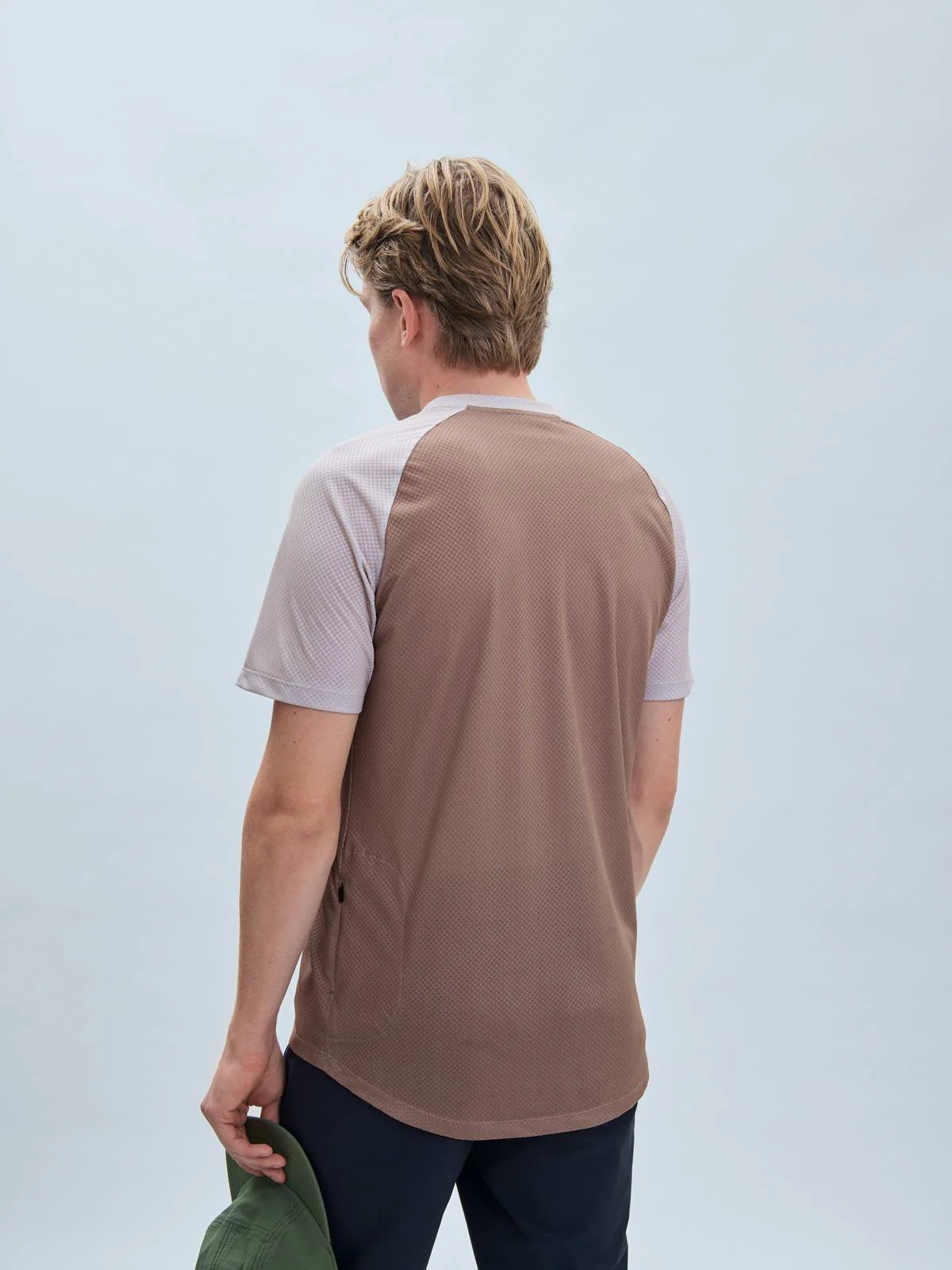 Koszulka rowerowa POC MTB Pure Tee - Jasper Brown/Lt Sandstone Beige - Image 3