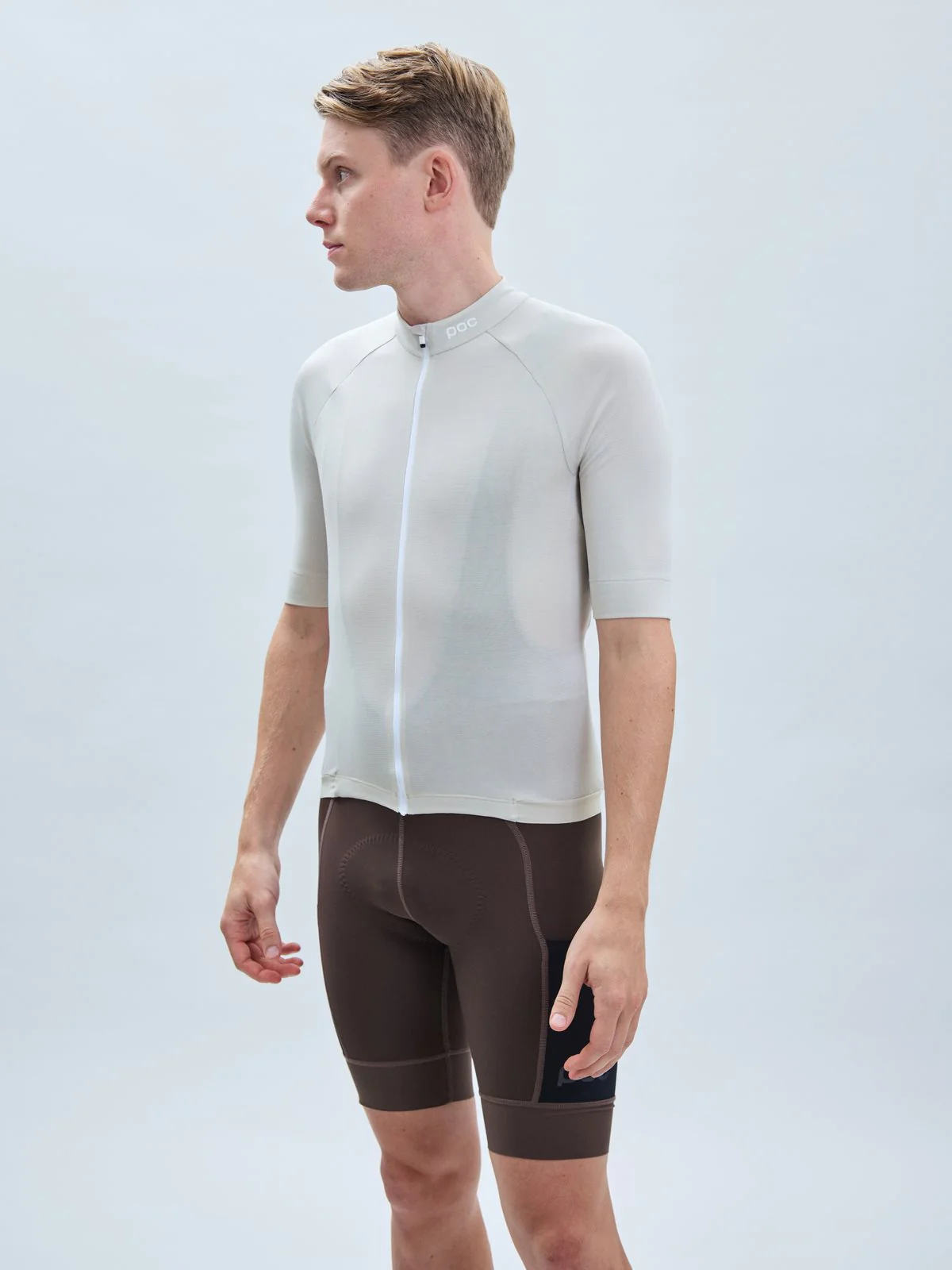 Koszulka rowerowa POC Muse Jersey beżowy - Light Sandstone Beige - Image 2