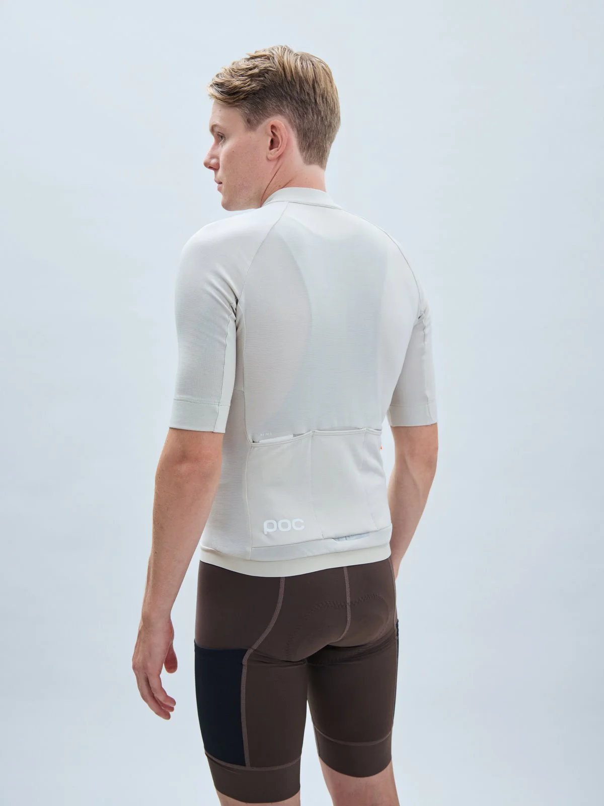 Koszulka rowerowa POC Muse Jersey beżowy - Light Sandstone Beige - Image 3