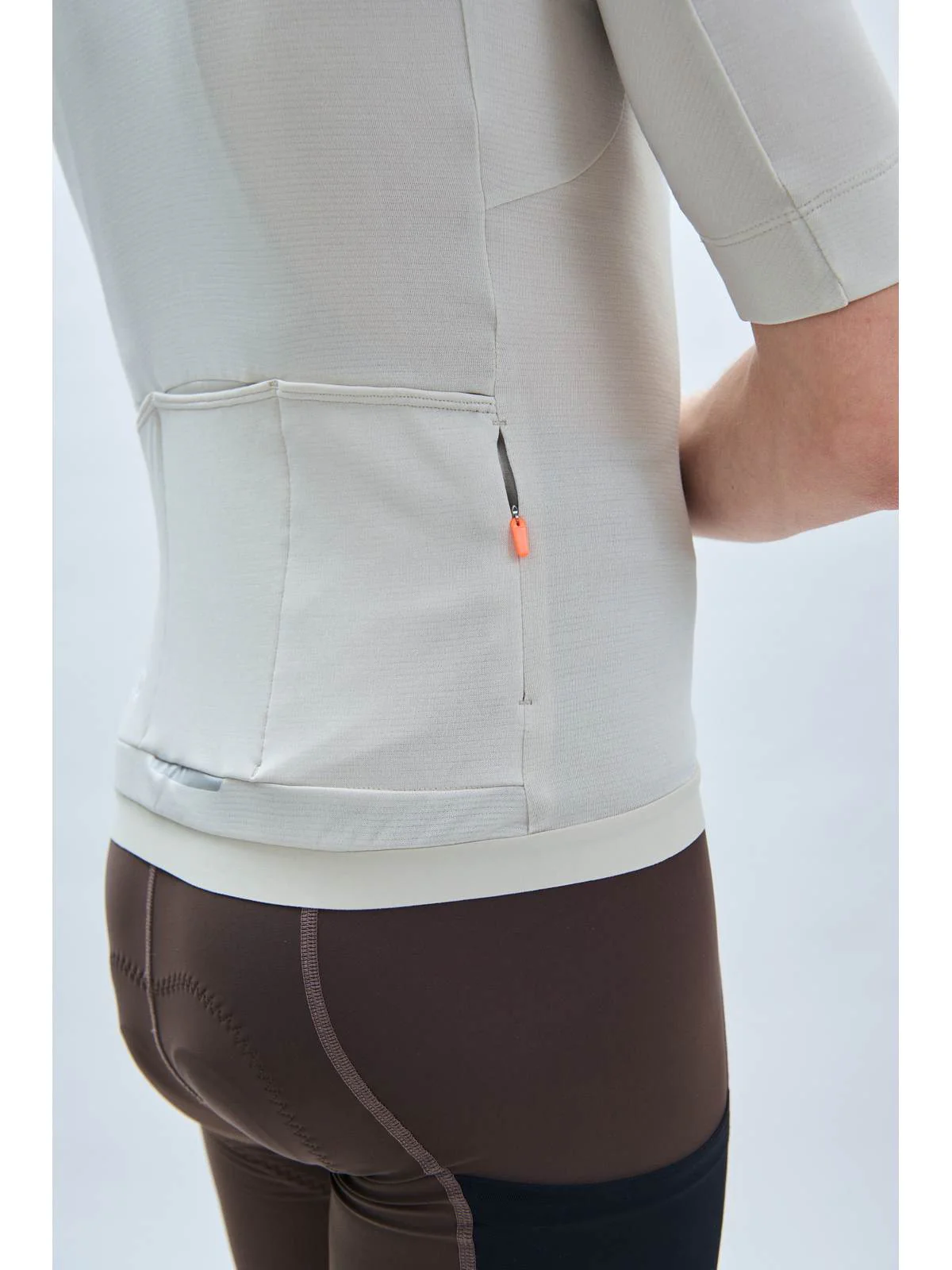 Koszulka rowerowa POC Muse Jersey beżowy - Light Sandstone Beige - Image 4