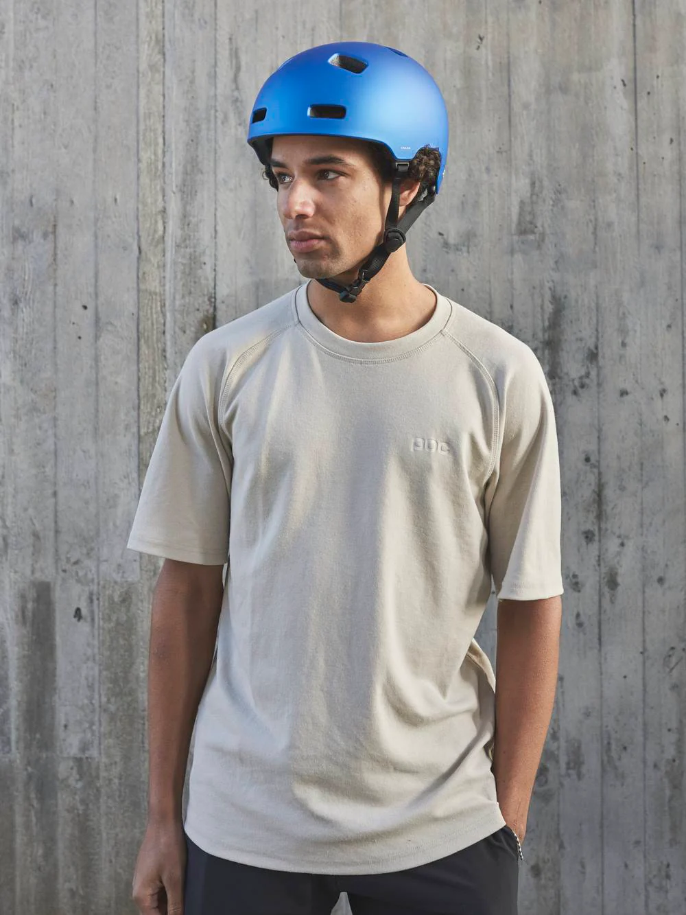 Koszulka rowerowa POC POISE Tee - Light Sand. Beige - Image 2