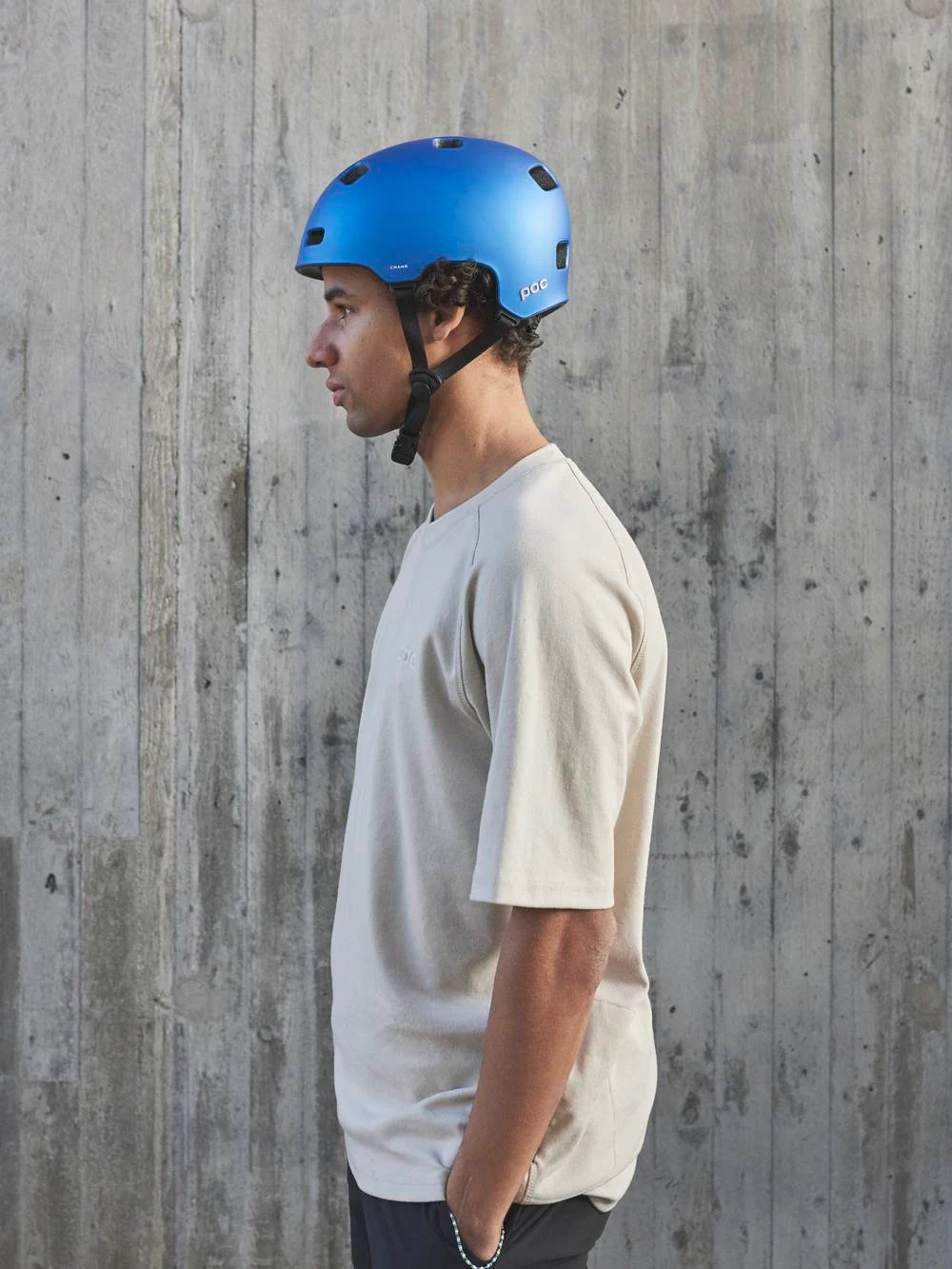 Koszulka rowerowa POC POISE Tee - Light Sand. Beige - Image 5