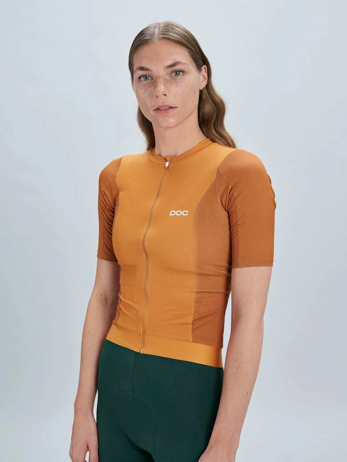 Koszulka rowerowa POC W´s Cadence Jersey - Bauxite Brown - Image 2