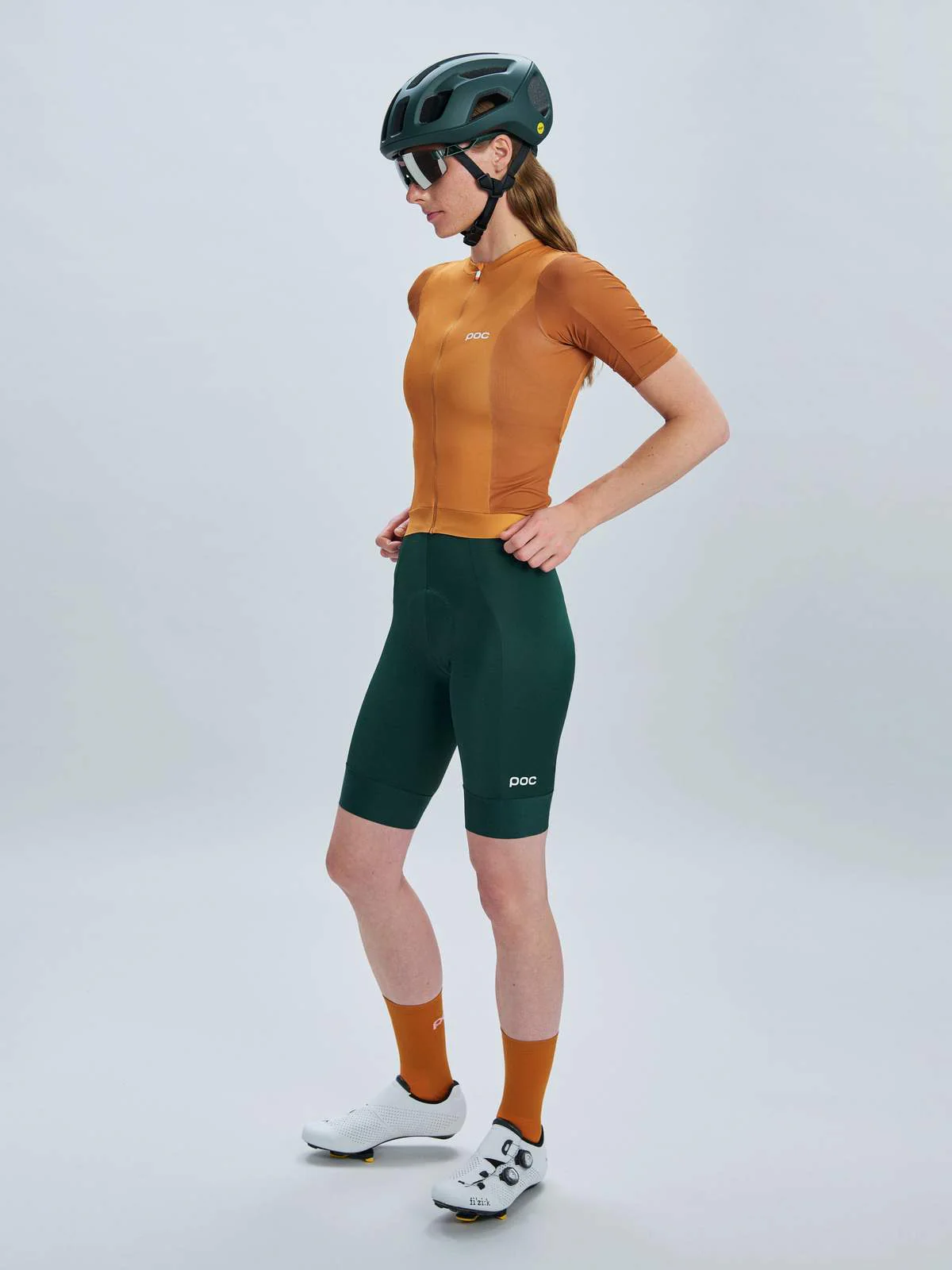 Koszulka rowerowa POC W´s Cadence Jersey - Bauxite Brown - Image 3