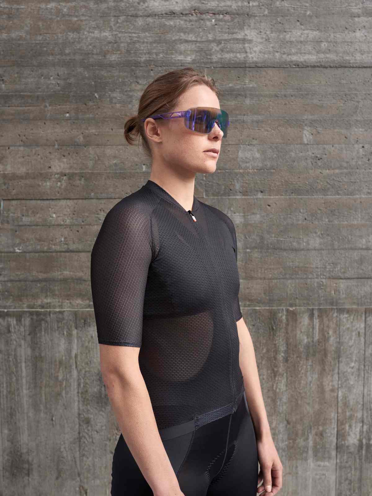 Koszulka rowerowa POC W's Air Jersey - Uran. Black - Image 2