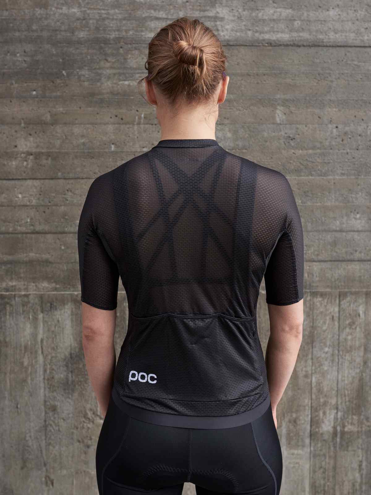 Koszulka rowerowa POC W's Air Jersey - Uran. Black - Image 3