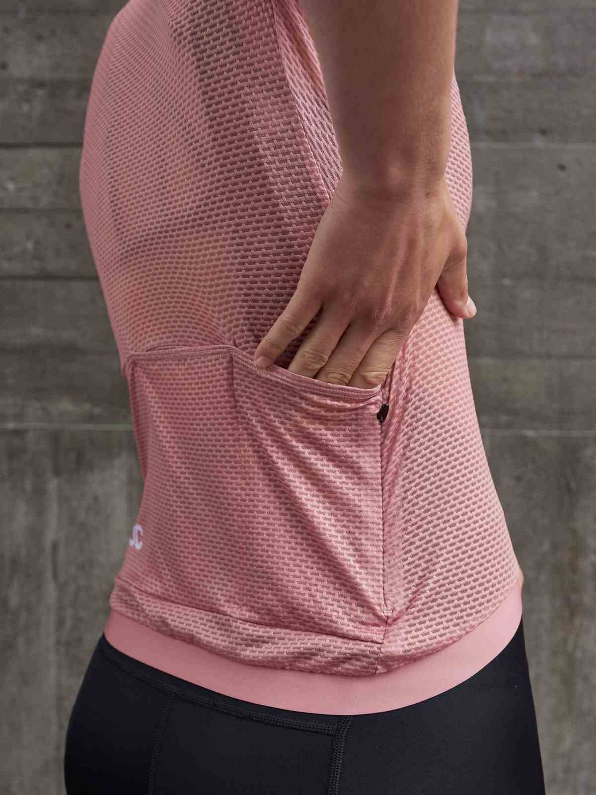 Koszulka rowerowa POC W's AIR Jersey - Rock Salt/Himalayan Salt - Image 5