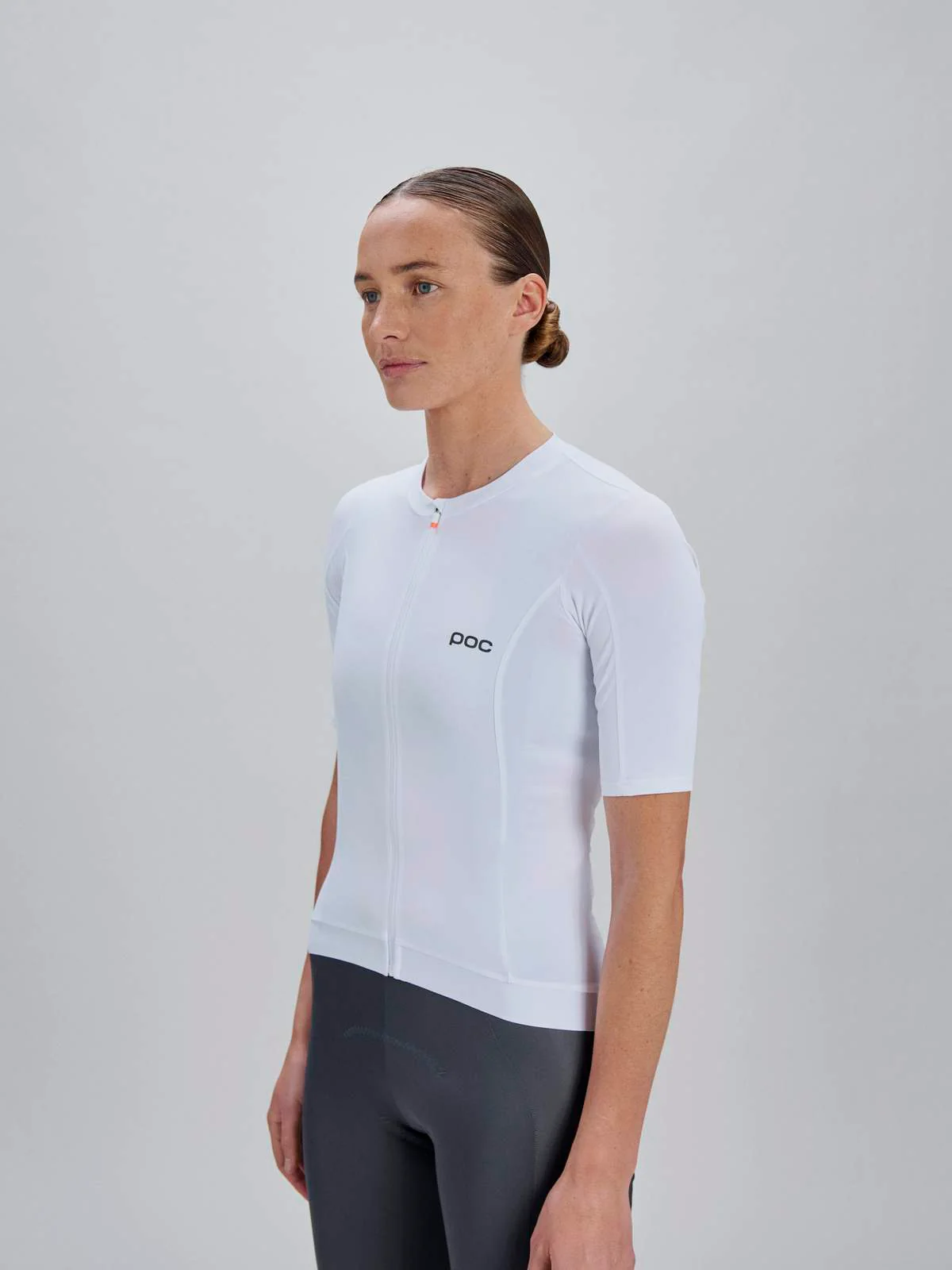 Koszulka rowerowa POC W's Cadence Jersey - Hyd. White - Image 2