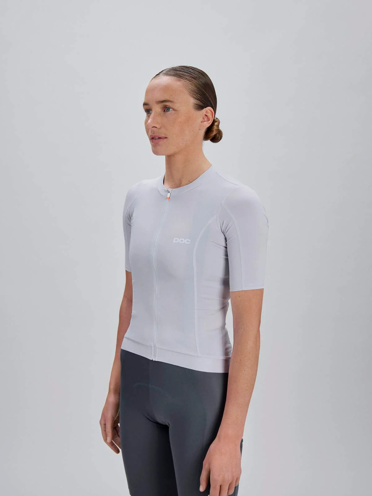 Koszulka rowerowa POC W's Cadence Jersey - Granite Grey - Image 2