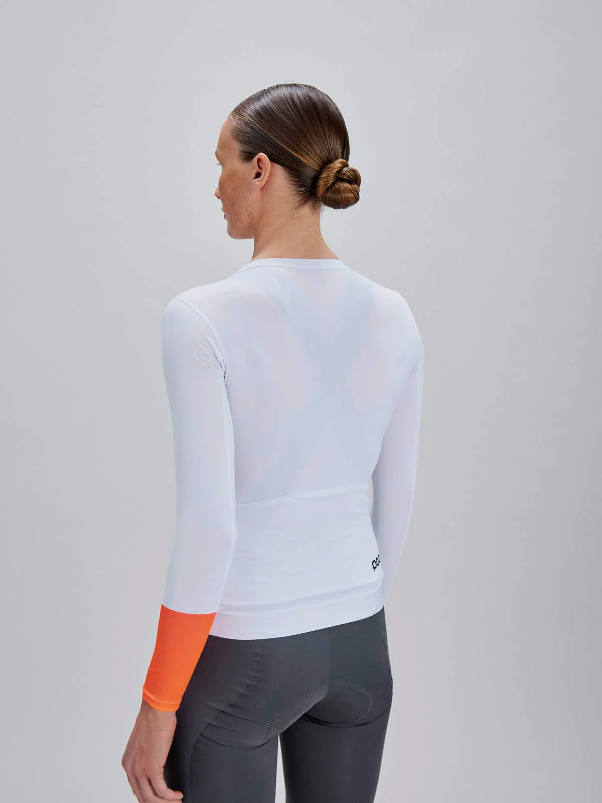 Koszulka rowerowa POC W's Cadence L/S Jersey - Hyd. White - Image 3