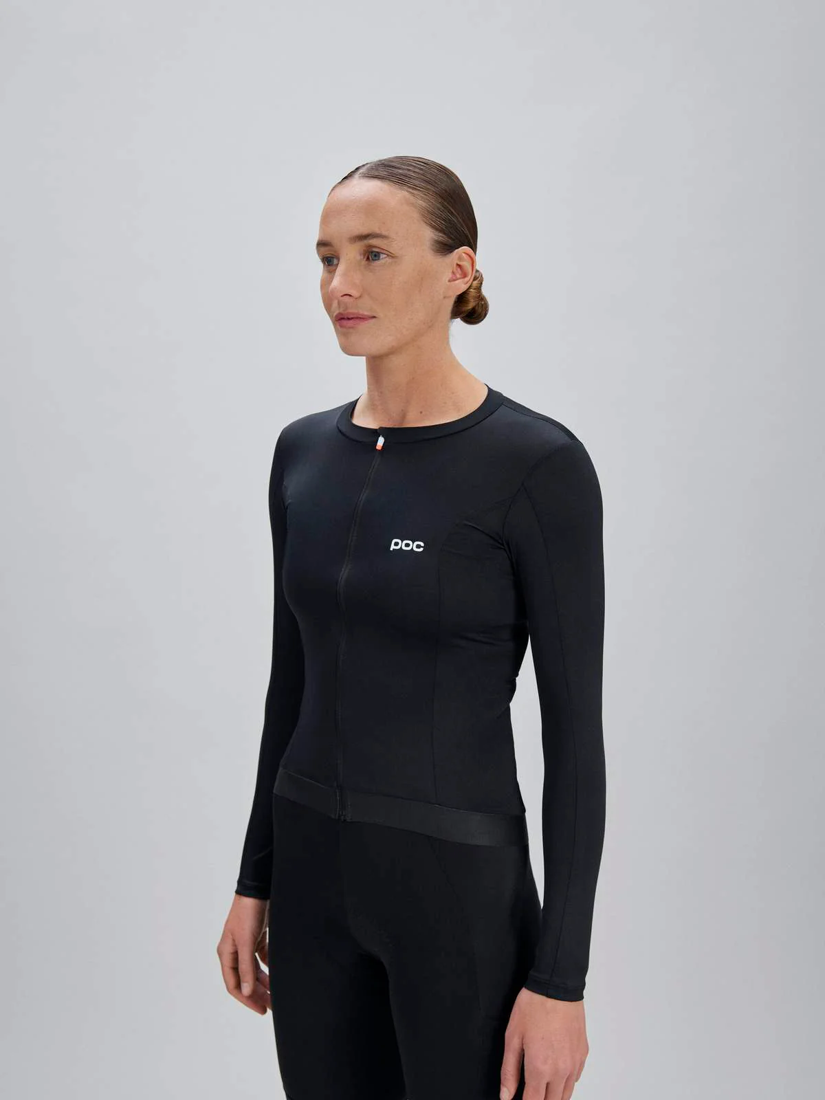 Koszulka rowerowa POC W's Cadence L/S Jersey - Ur. Black - Image 2
