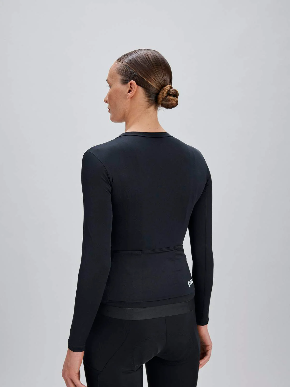 Koszulka rowerowa POC W's Cadence L/S Jersey - Ur. Black - Image 3