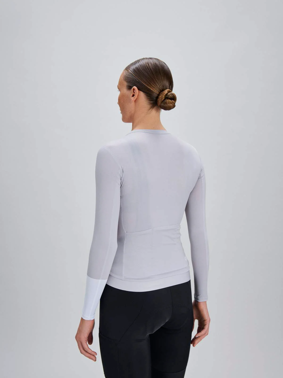 Koszulka rowerowa POC W's Cadence L/S Jersey - Granite Grey - Image 3